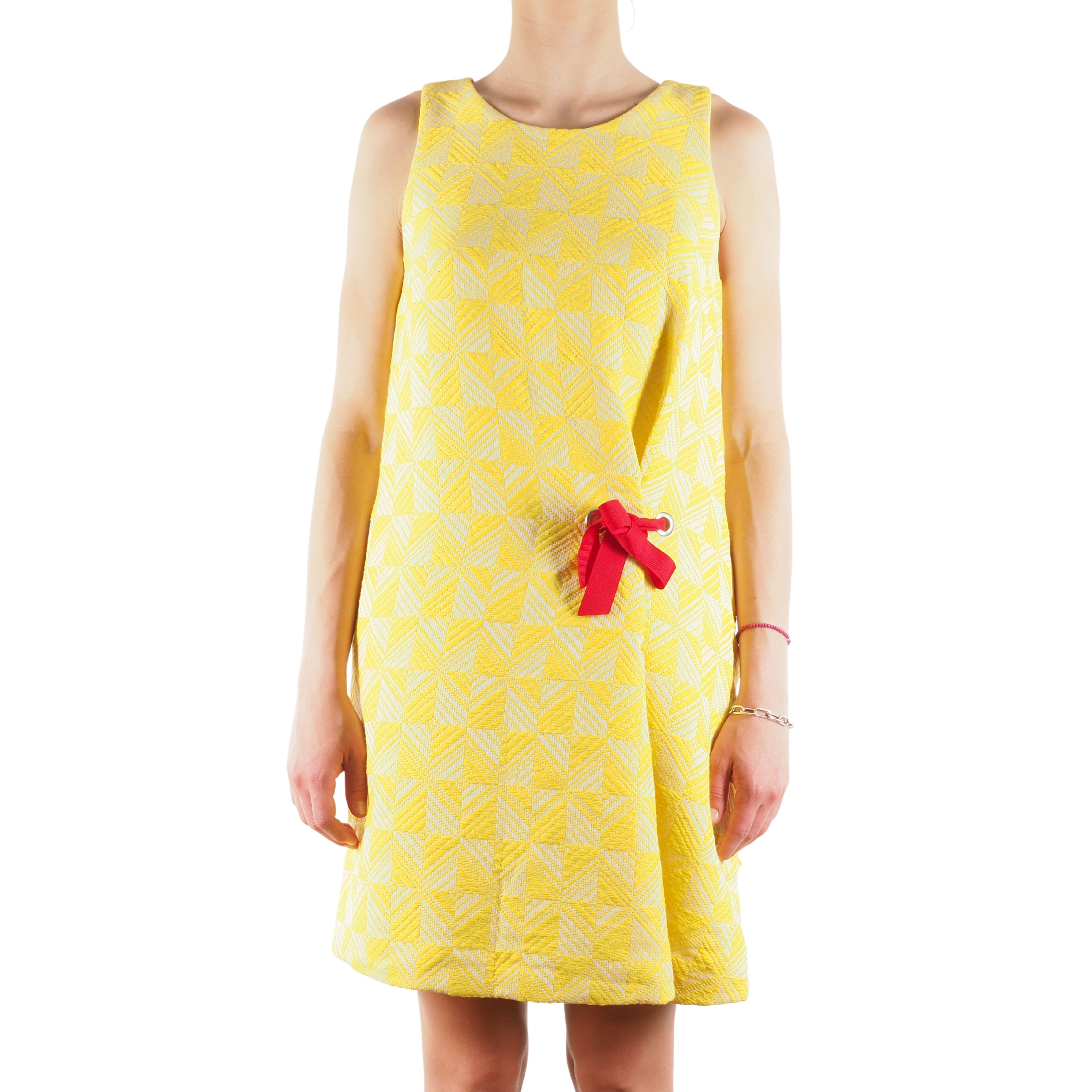 Paul Smith Paul Smith Women's Sleeveless Yellow Dress Size M / US 6-8 / IT 42-44 - 1 Thumbnail