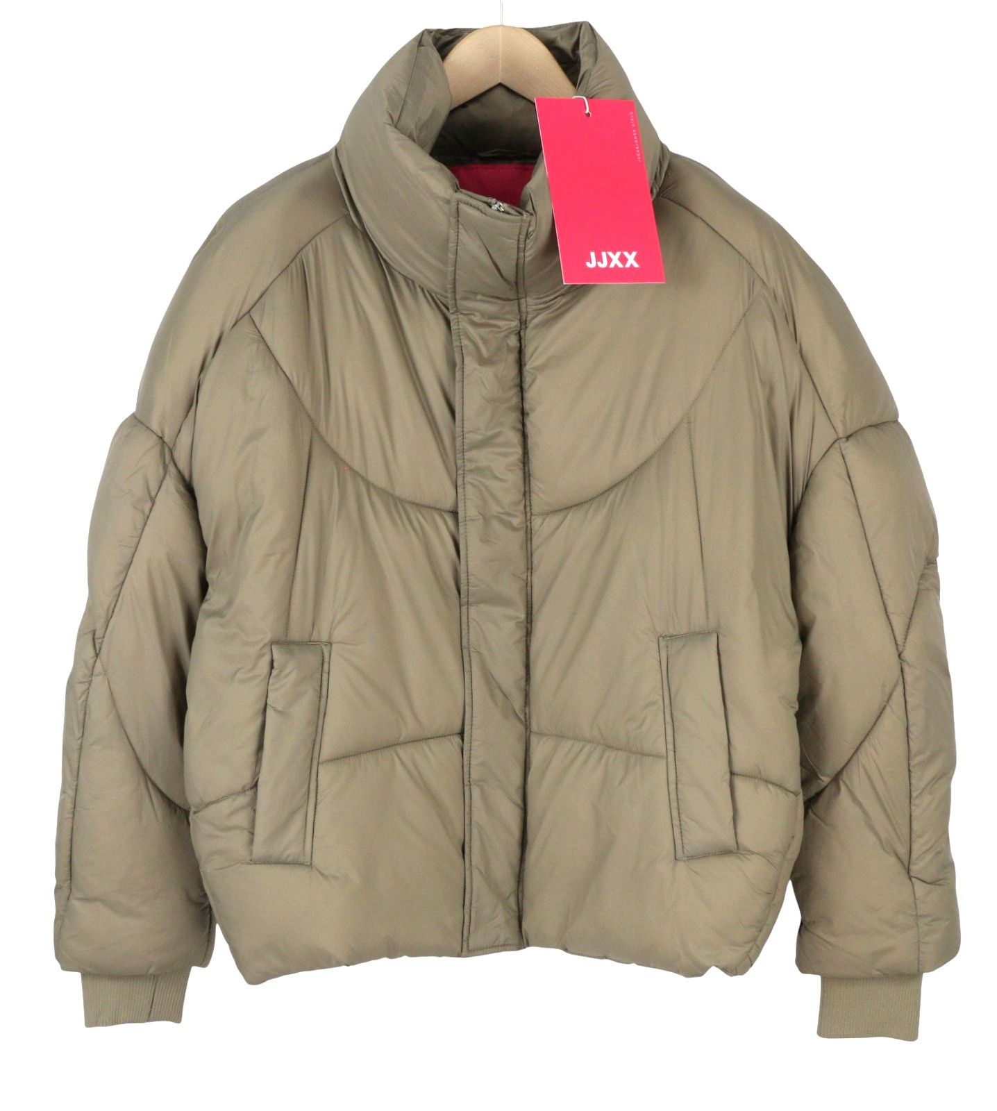 Jack & Jones SAGA NYLON QUILTED L Brindle Padded Hidden Hood 88022 Size L / US 10 / IT 46 - 2 Thumbnail