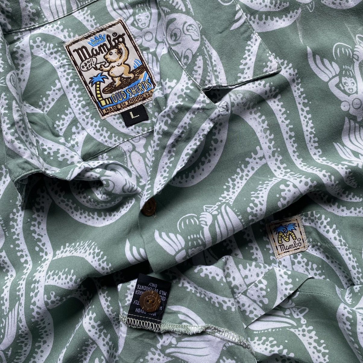 Mambo Vintage 97’ MAMBO LOUD Shirt “Fish & Chicks” Size US L / EU 52-54 / 3 - 6 Thumbnail