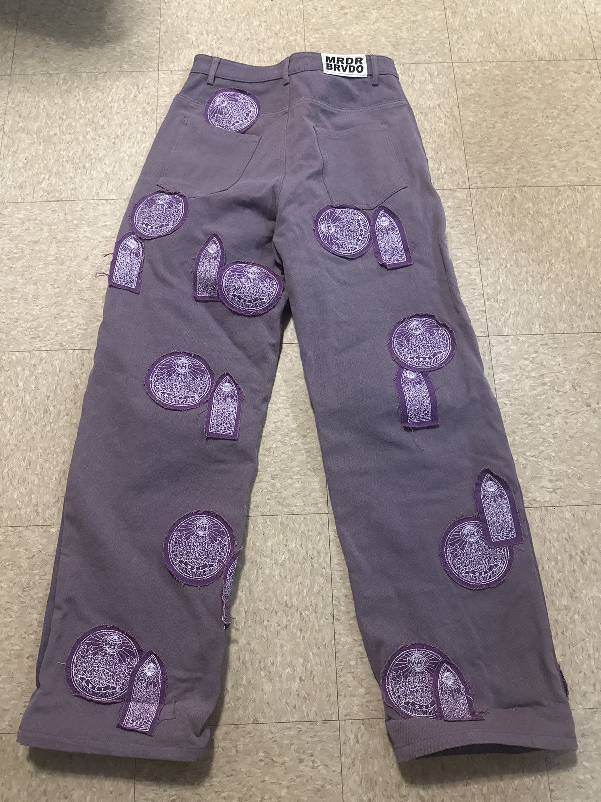 Who Decides War Purple who decides war baggy cargos Size US 34 / EU 50 - 2 Thumbnail