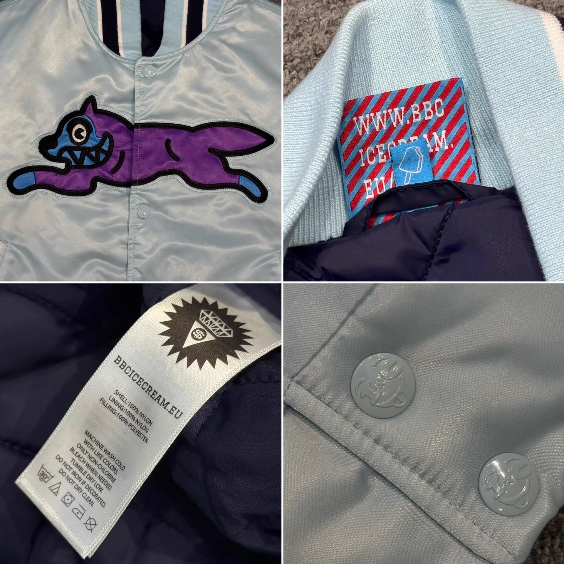 Billionaire Boys Club BBC Flying Dog Varsity Jacket Q5 Size US L / EU 52-54 / 3 - 3 Thumbnail