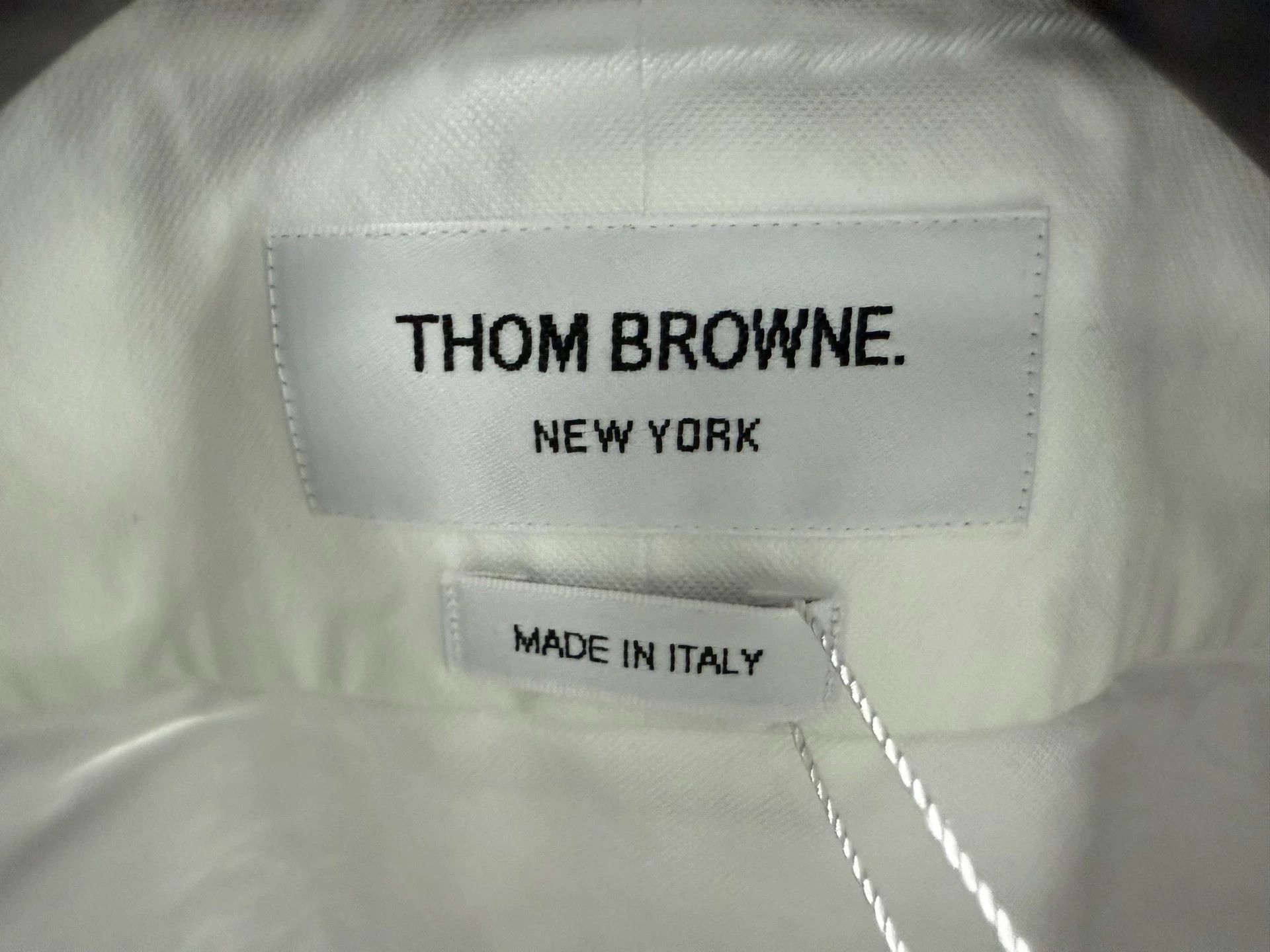 Thom Browne Thom Browne Classic White Oxford Short-Sleeve Shirt 4 Size US XL / EU 56 / 4 - 3 Thumbnail