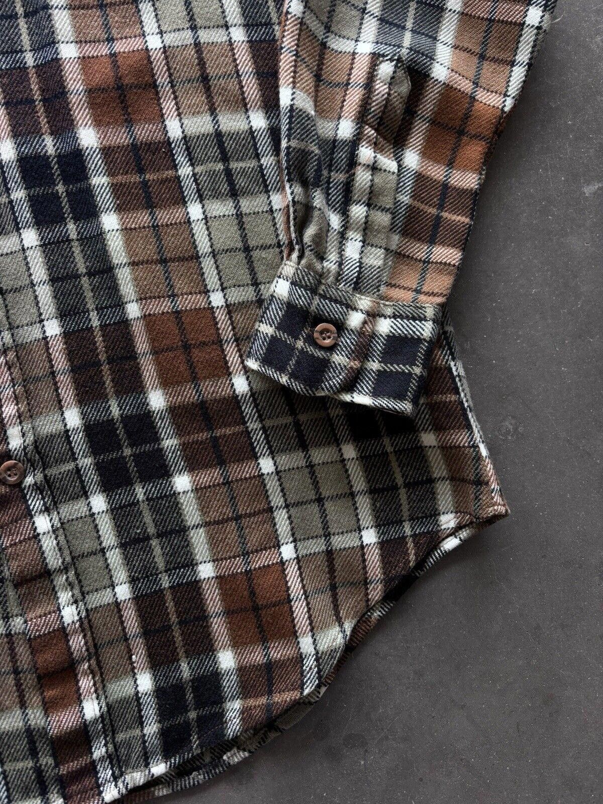 JCPenney × Vintage Vintage JC Penney Acrylic Button Up Flannel Mens Medium Tall Size US M / EU 48-50 / 2 - 2 Thumbnail