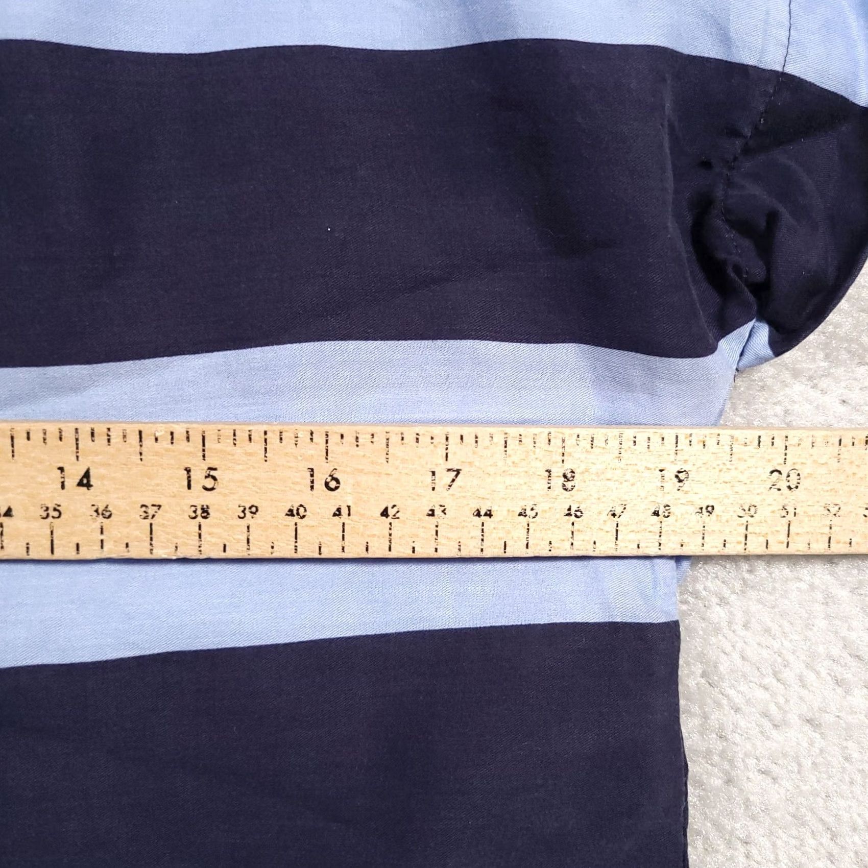 Talbots Talbots Shirt Womens 8 Blue Striped Short Sleeve Top Ladies Shirt Regular Blue 8 Womens Mens? Size M / US 6-8 / IT 42-44 - 4 Thumbnail