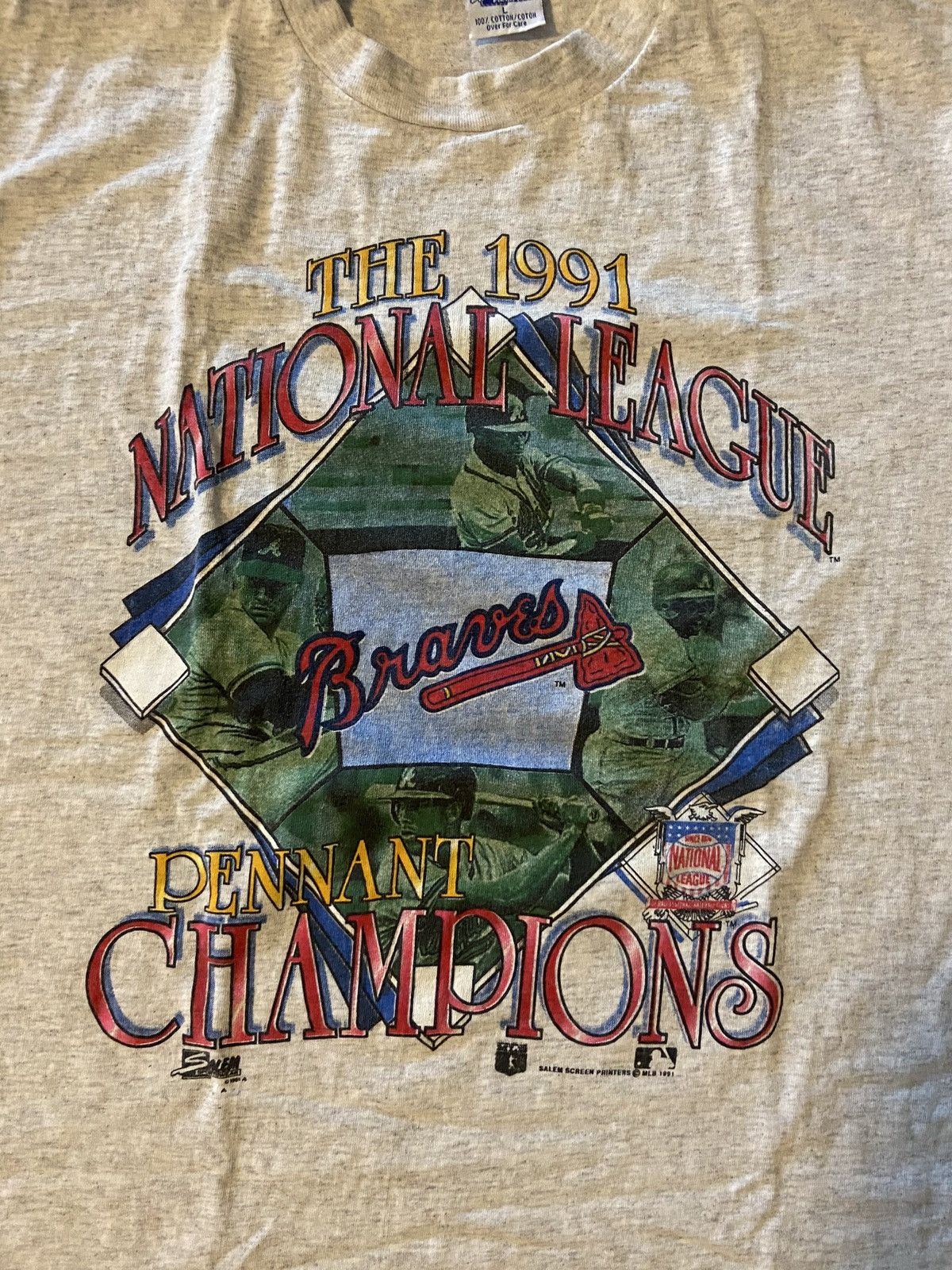 Vintage Vintage Atlanta Braves T Shirt Size US M / EU 48-50 / 2 - 2 Thumbnail