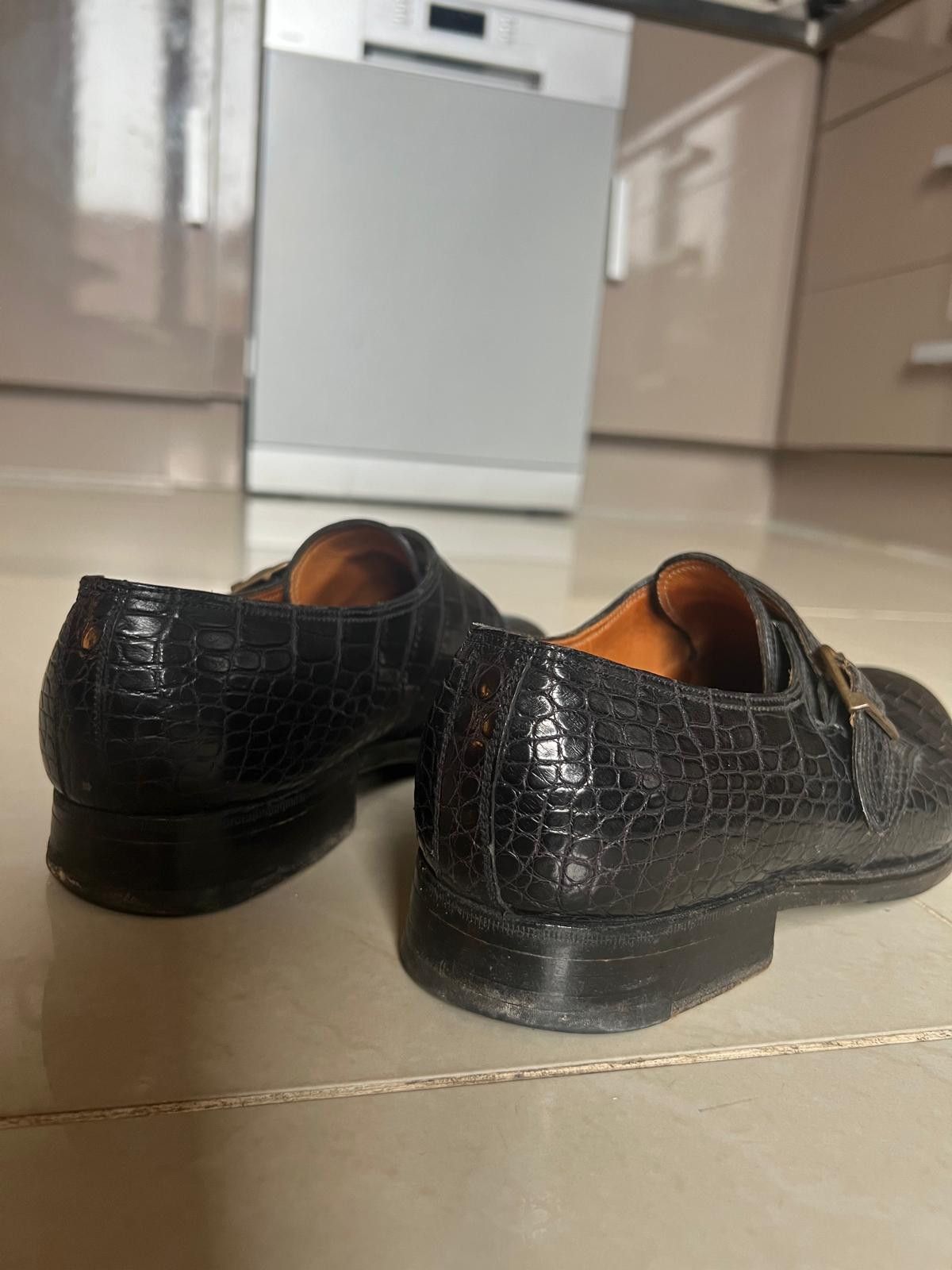 J.M. Weston JM Weston a boucle crocodile noir | Grailed