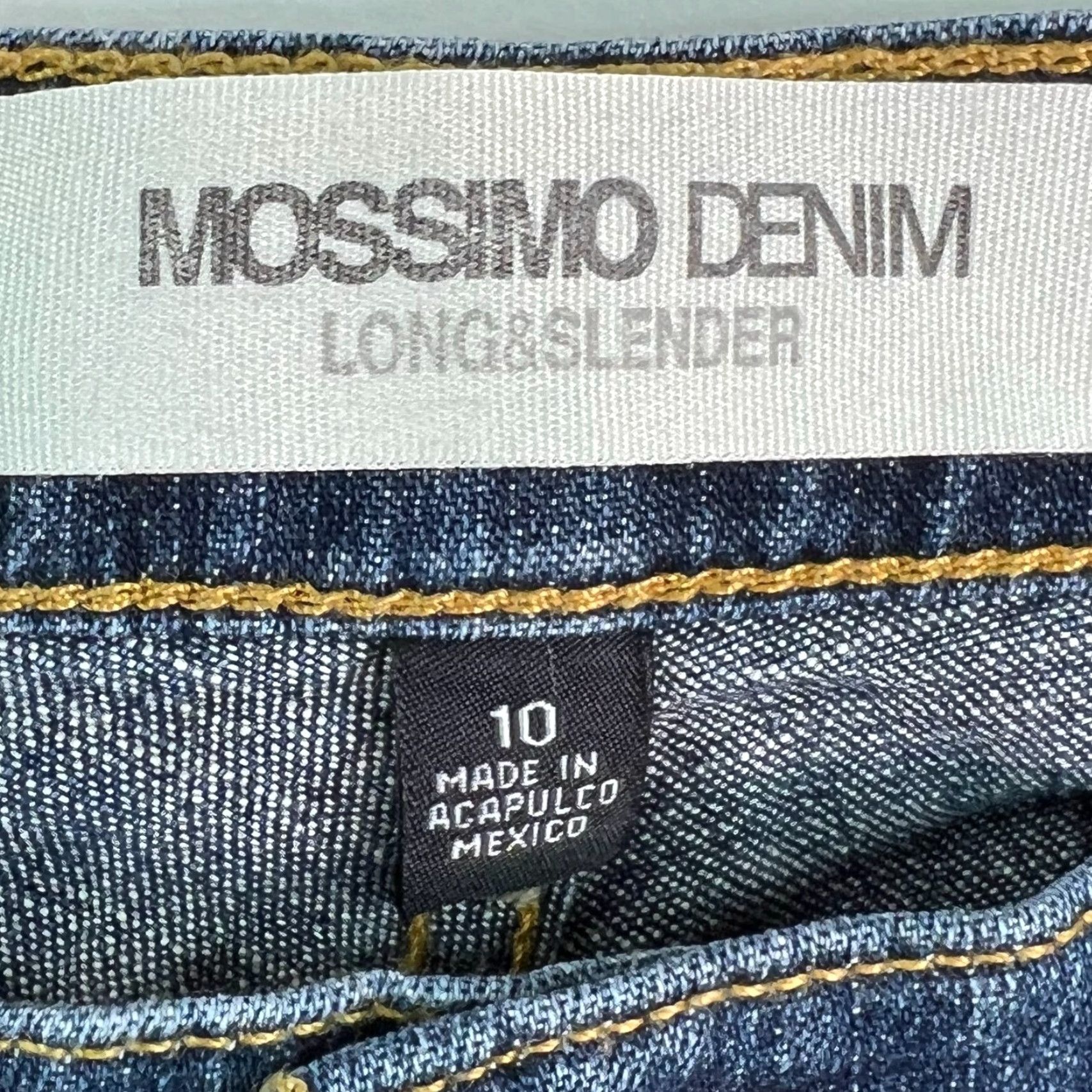 Mossimo VINTAGE Mossimo Women's Jeans Bootcut High Rise Size 10 32x33 Blue Denim Cotton Spandex Size 32" / US 10 / IT 46 - 5 Thumbnail