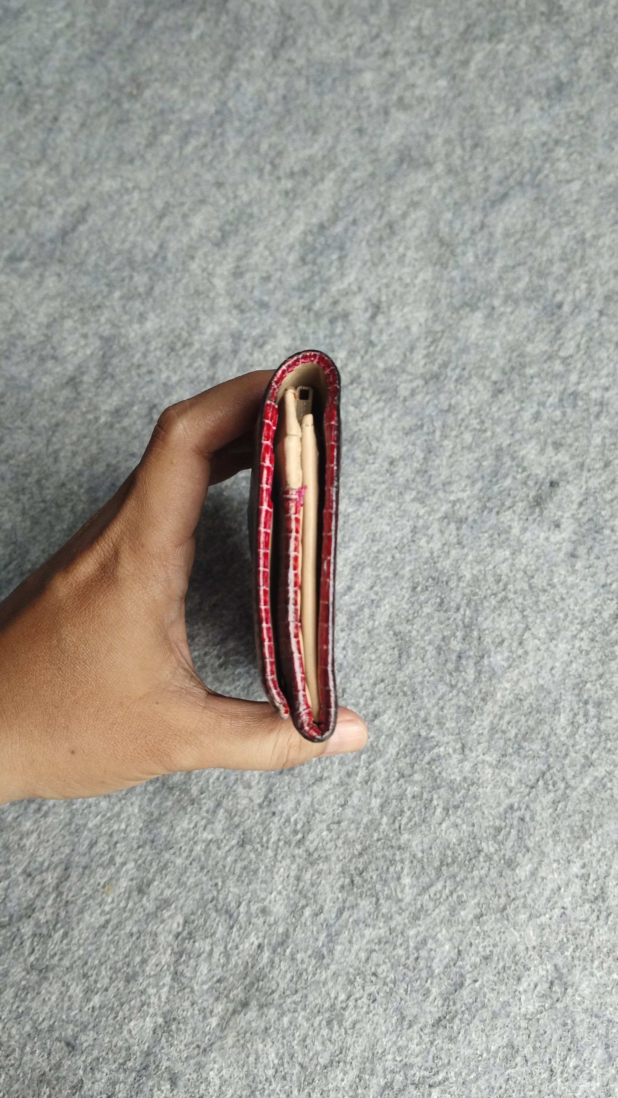 Vivienne Westwood Rare 🔥 Vivienne Westwood snake skin wallet maroon Size ONE SIZE - 5 Thumbnail