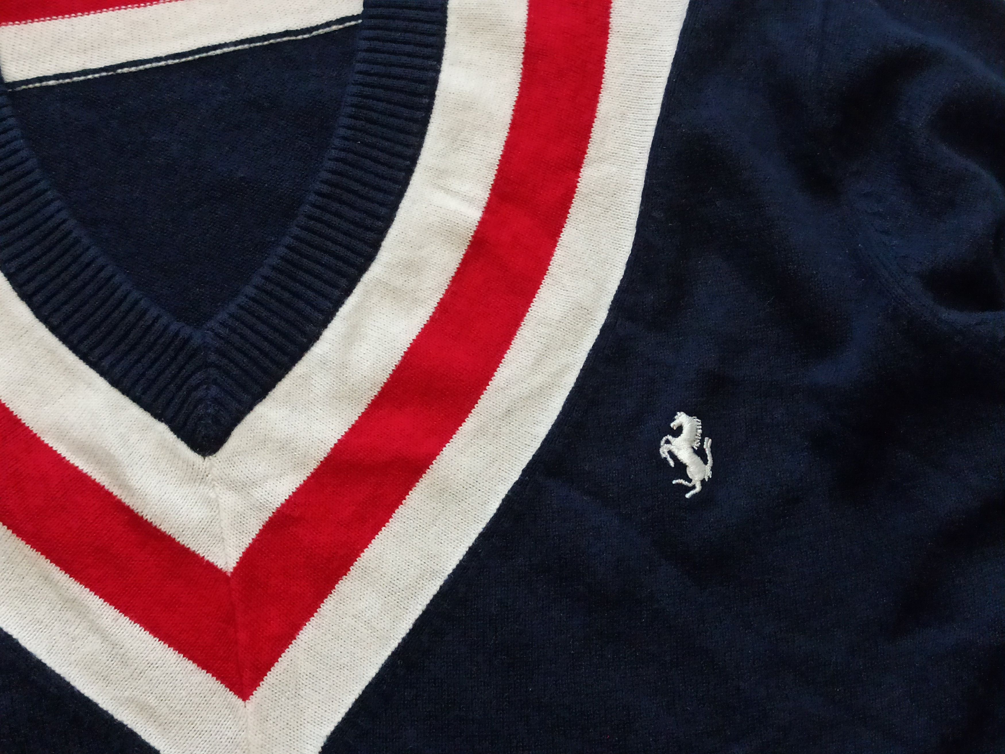 Ferrari × Formula 1 Ferrari cashmere v neck sweater Size US M / EU 48-50 / 2 - 2 Thumbnail