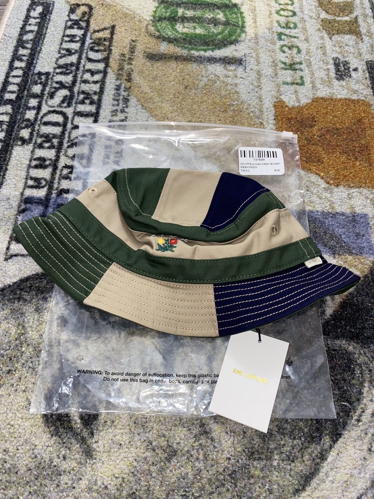 Aime Leon Dore Aime Leon Dore Colorblock Crest Bucket Hat SMALL/MEDIUM Size ONE SIZE - 1 Thumbnail