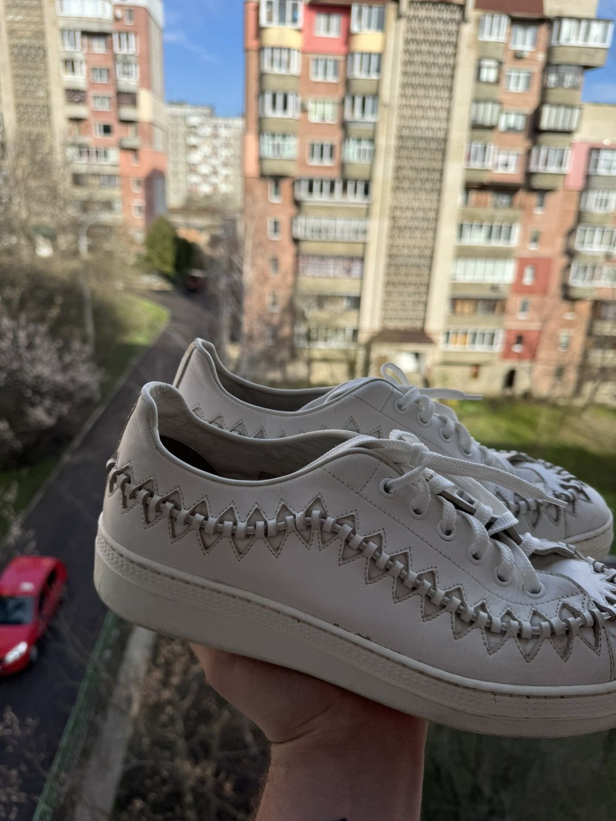 Alaia Alaia Alaïa Paris Leather Sneakers Size 41 Size US 10 / IT 40 - 2 Thumbnail
