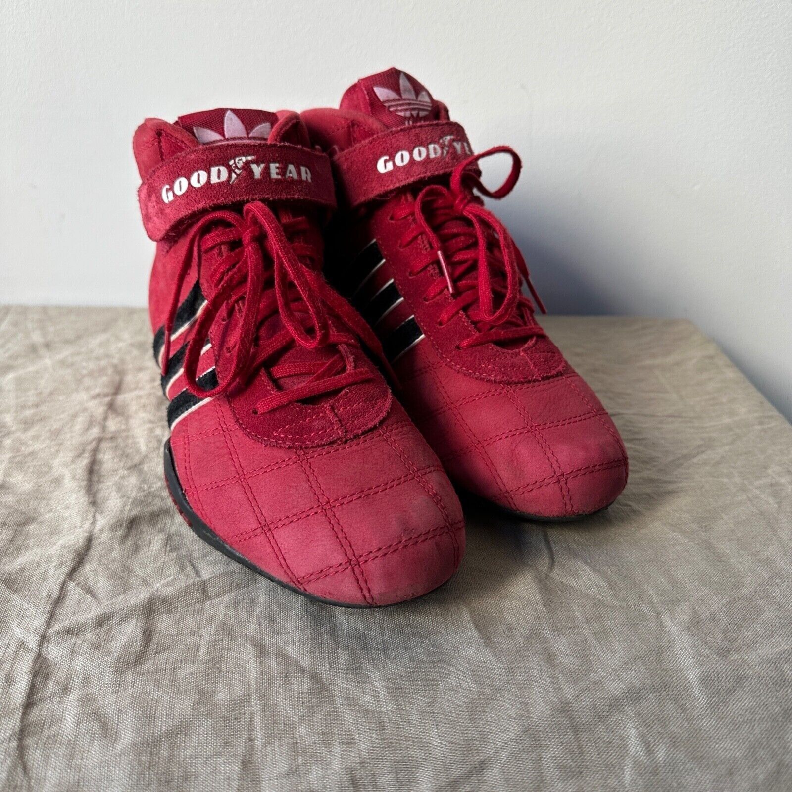 Adidas Adidas Original Goodyear Racing Flat Mid Sneakers 8286AC Size US 8 / IT 38 - 4 Thumbnail