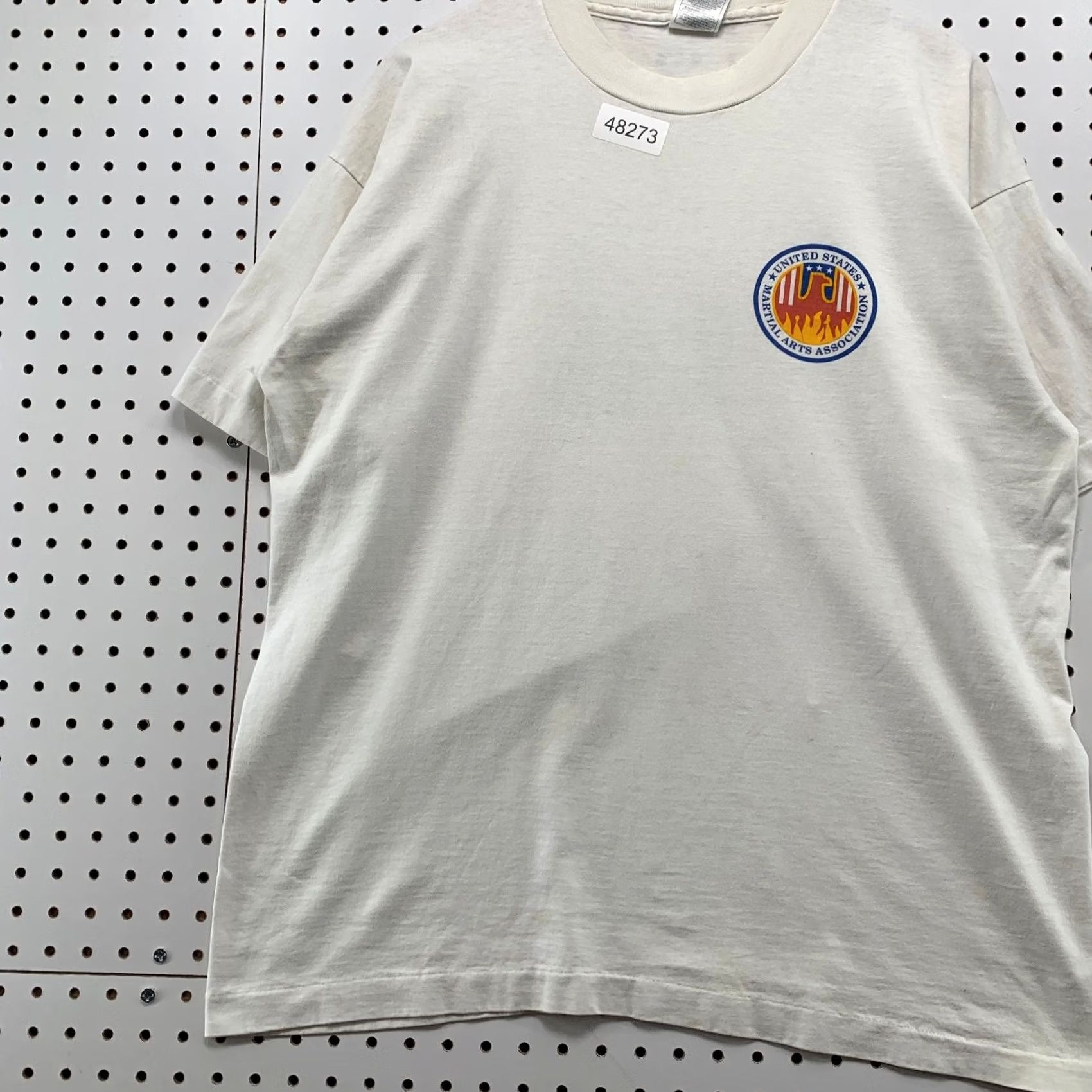 Vintage VINTAGE Martial Arts Association T Shirt Mens XL White Single Stitch 90s USA Size US M / EU 48-50 / 2 - 3 Thumbnail