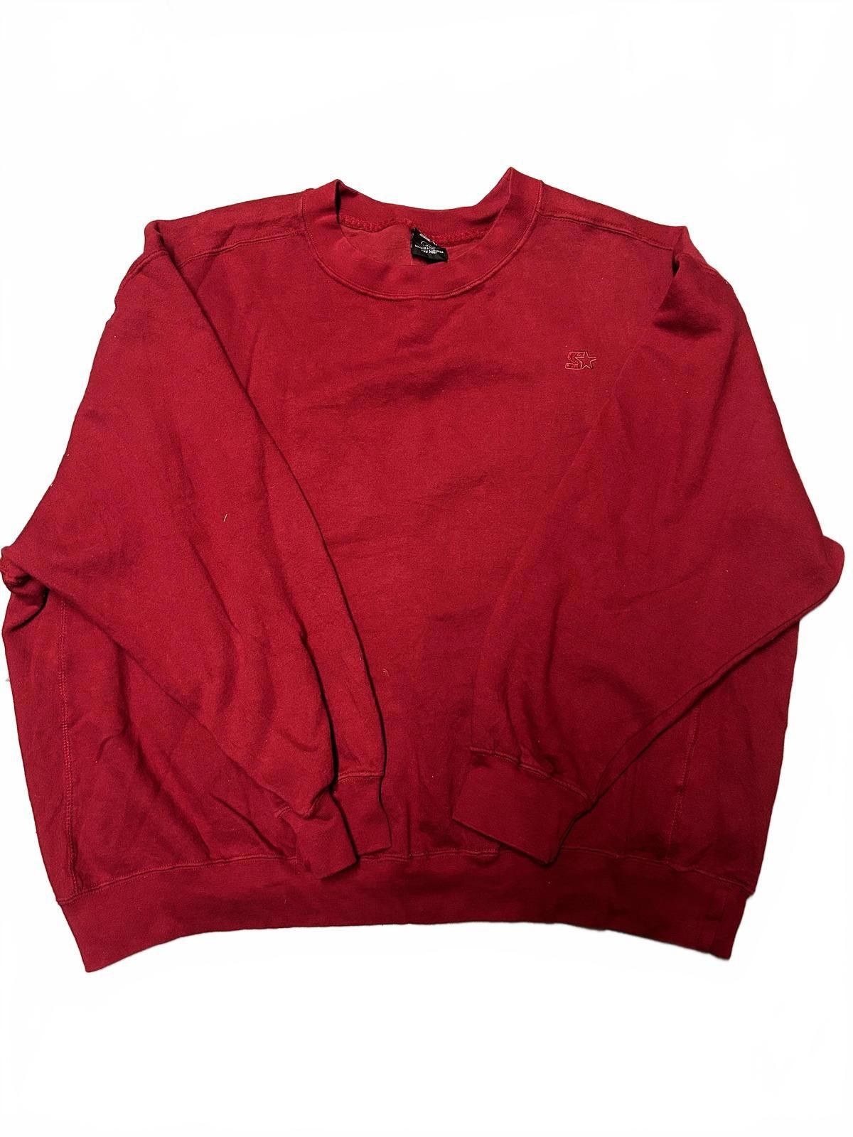 Starter Starter Red Sweatshirt Size US XL / EU 56 / 4 - 2 Thumbnail
