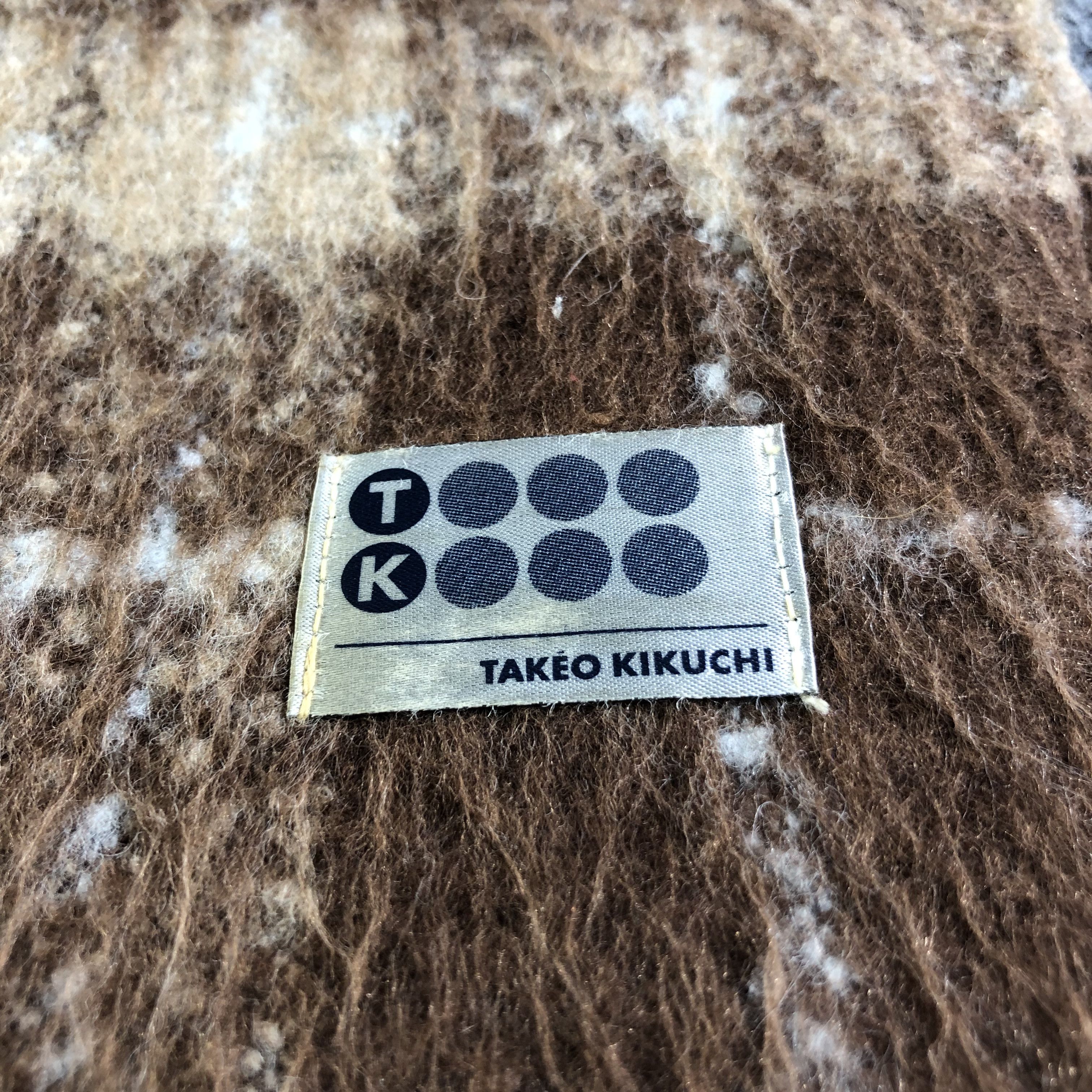 Takeo Kikuchi Takeo Kikuchi Tartan Scarf Muffler Neckwear V2519 Size ONE SIZE - 4 Thumbnail