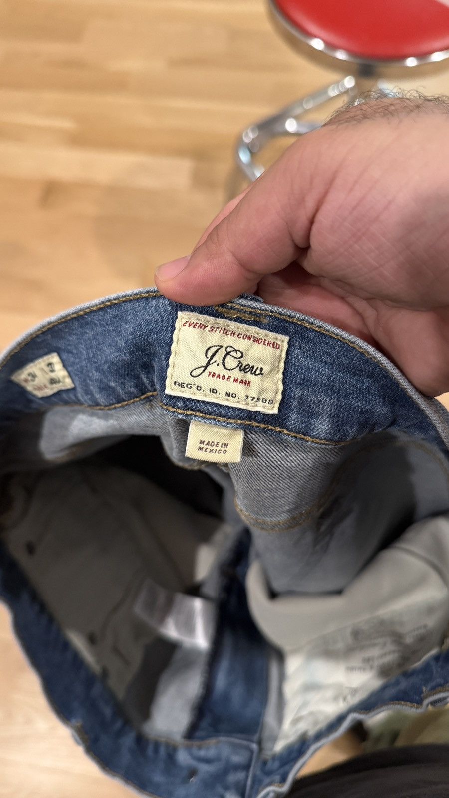 J.Crew 34/30 484 J.Crew Denim Size US 34 / EU 50 - 4 Thumbnail