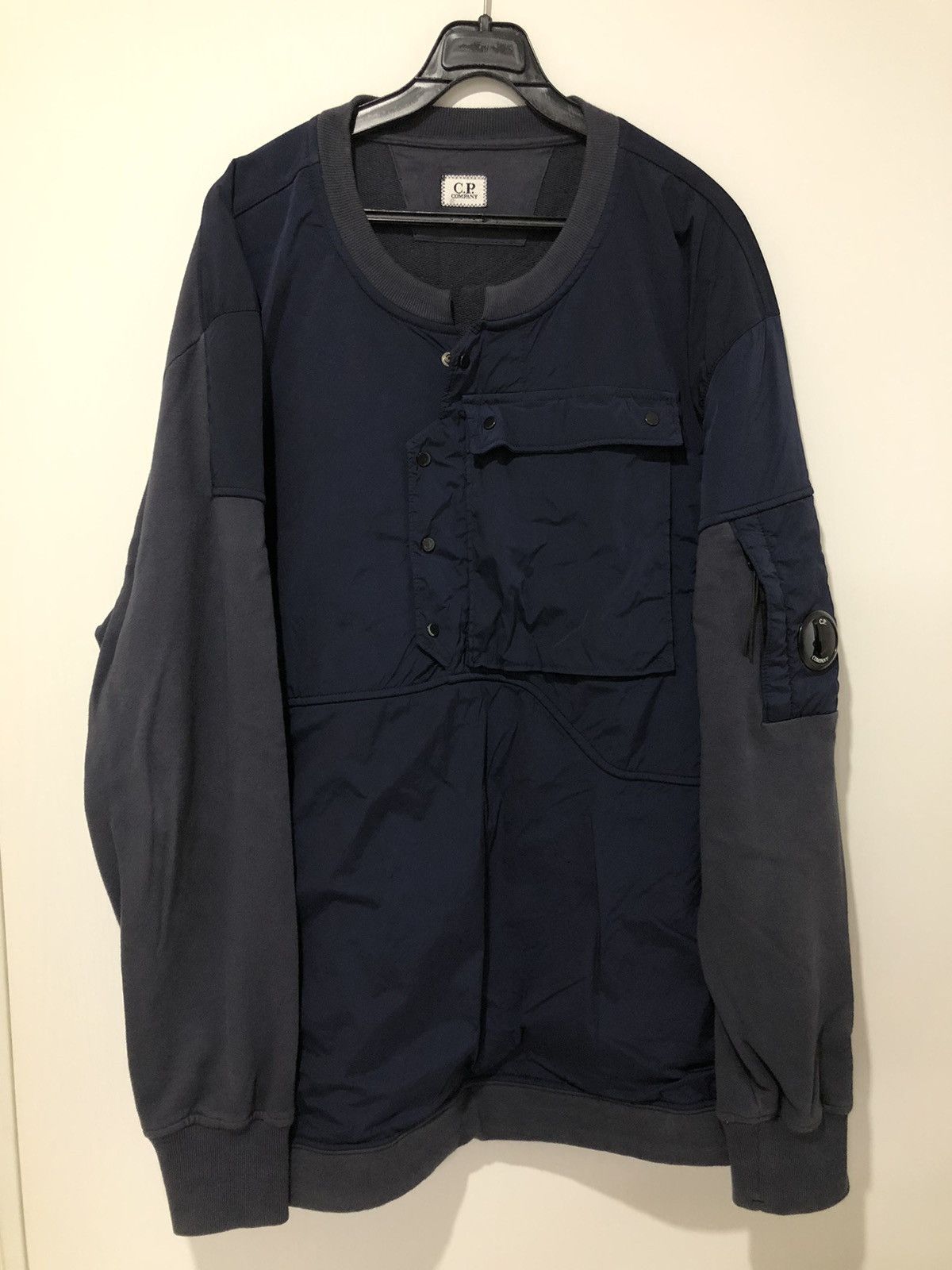 C.P. Company NYLON MEATAL MA-1 DETAIL DECONSTRUCTED SWEATSHIRTS Size US XXL / EU 58 / 5 - 1 Thumbnail