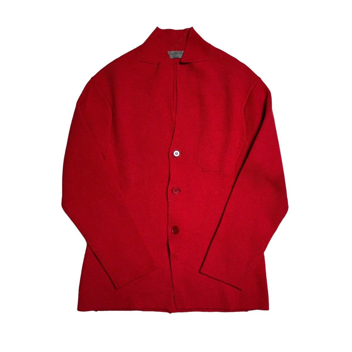 Yohji Yamamoto YYPH red knit jacket HY-K91-983 Size US L / EU 52-54 / 3 - 1 Thumbnail