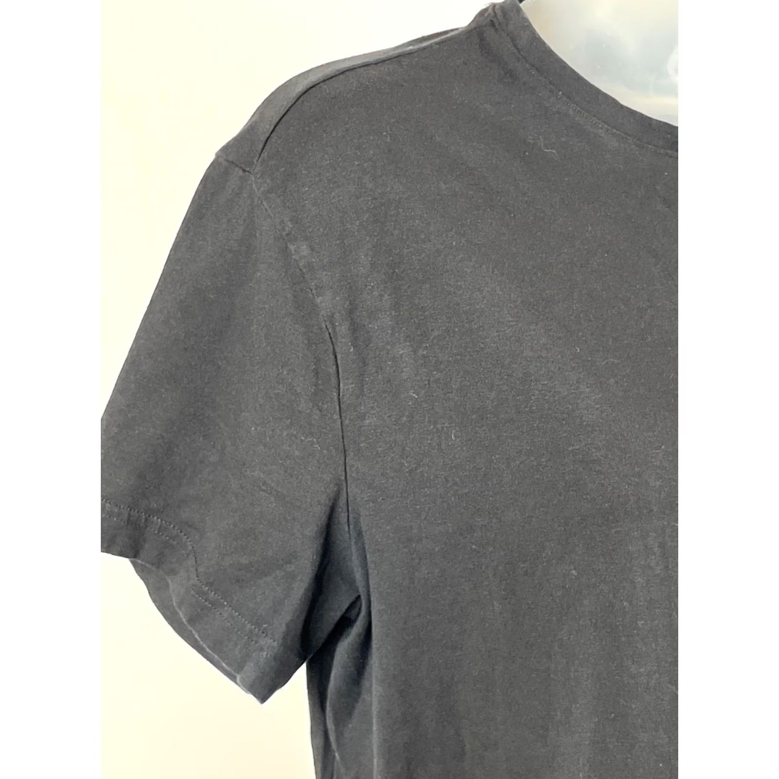H&M H&M T-Shirt Womens M Black Cotton Blend Slim Fit Basic Crew Neck Short Sleeve Shirt Womens M Black Cotton Blend Slim Fit Basic Crew Neck Short Sleeve Size M / US 6-8 / IT 42-44 - 3 Thumbnail