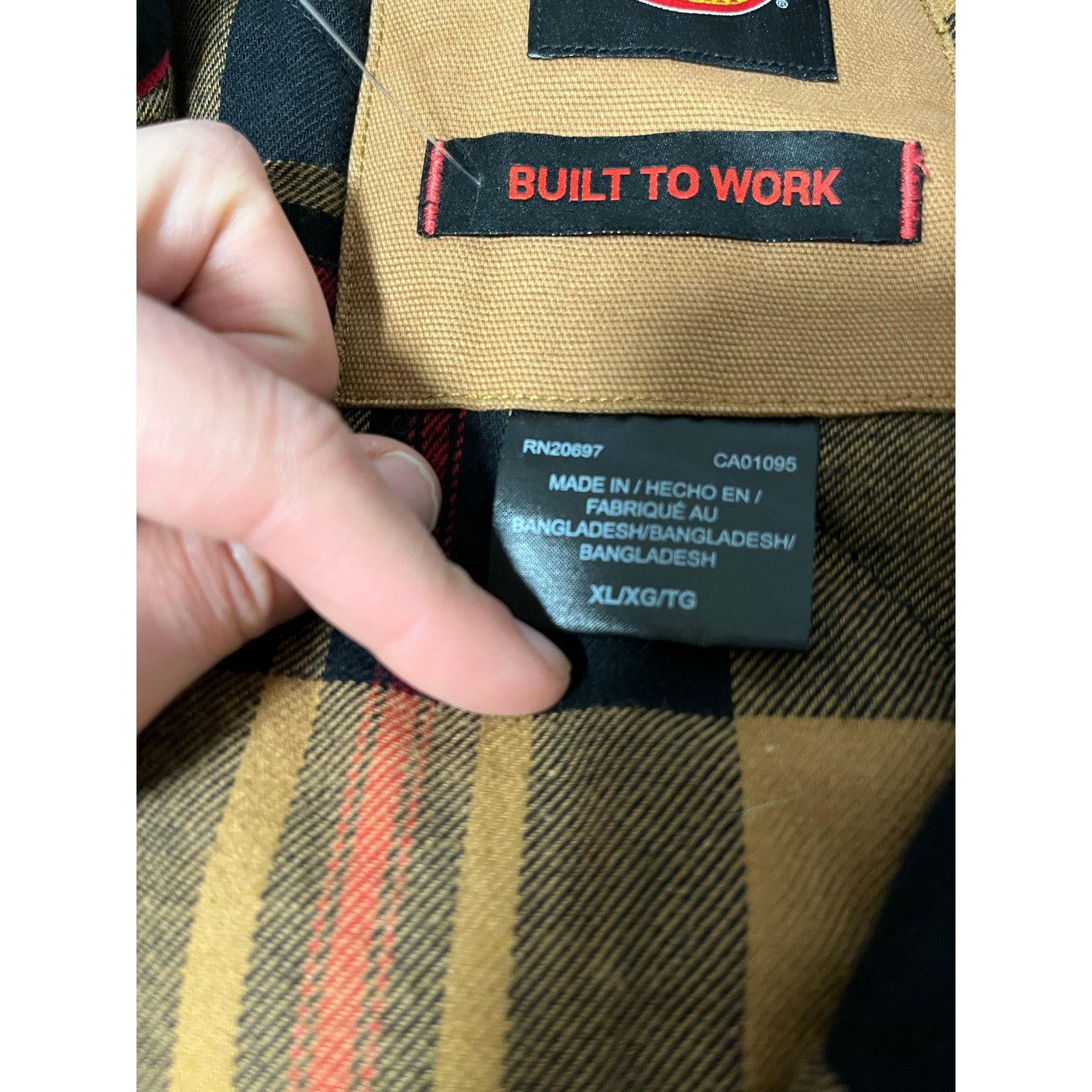Dickies Dickies flannel lined duck shirt regular fit work jacket Size US XL / EU 56 / 4 - 4 Thumbnail