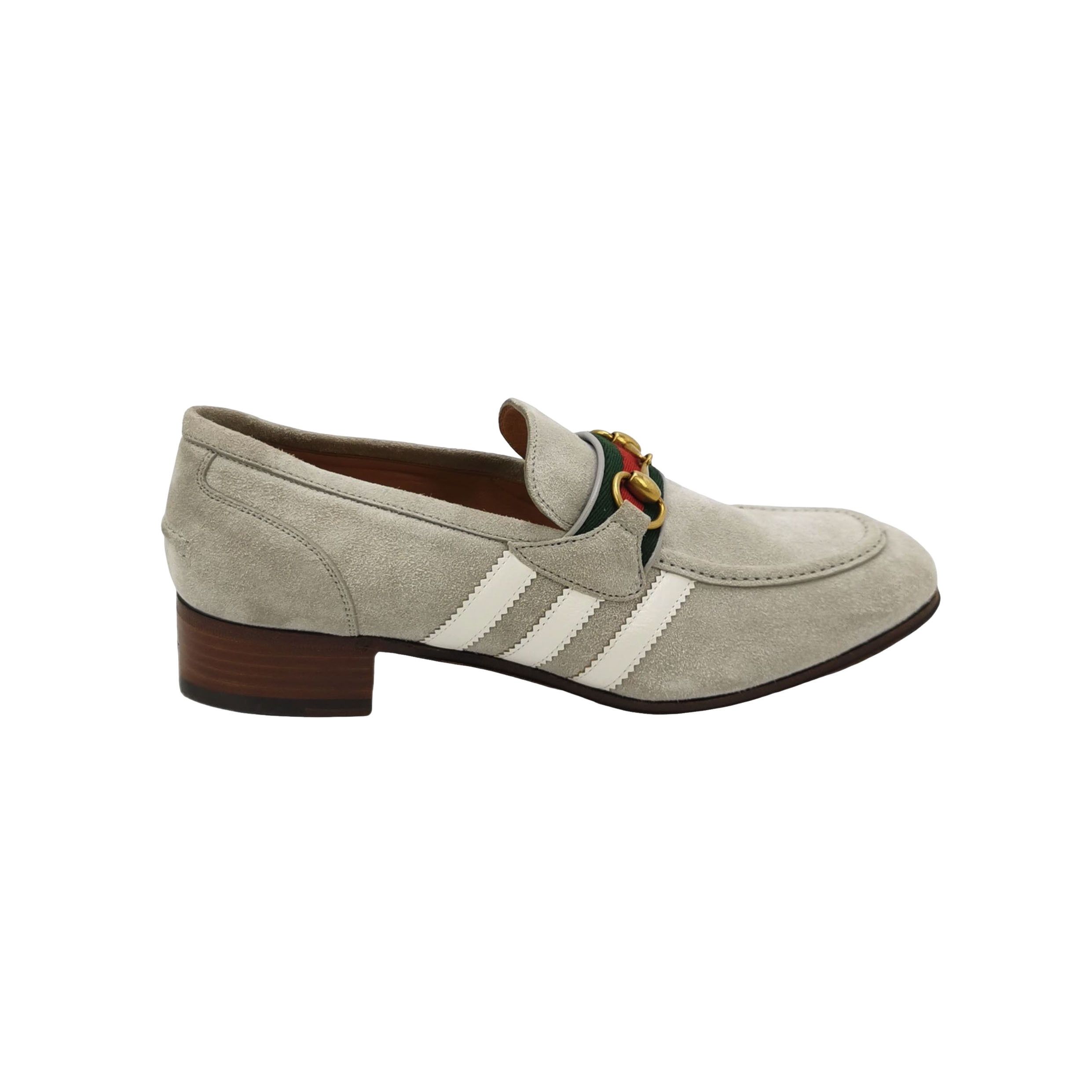 Gucci Gucci x Adidas Suede Horsebit Loafers 42 Size US 9 / EU 42 - 1 Thumbnail