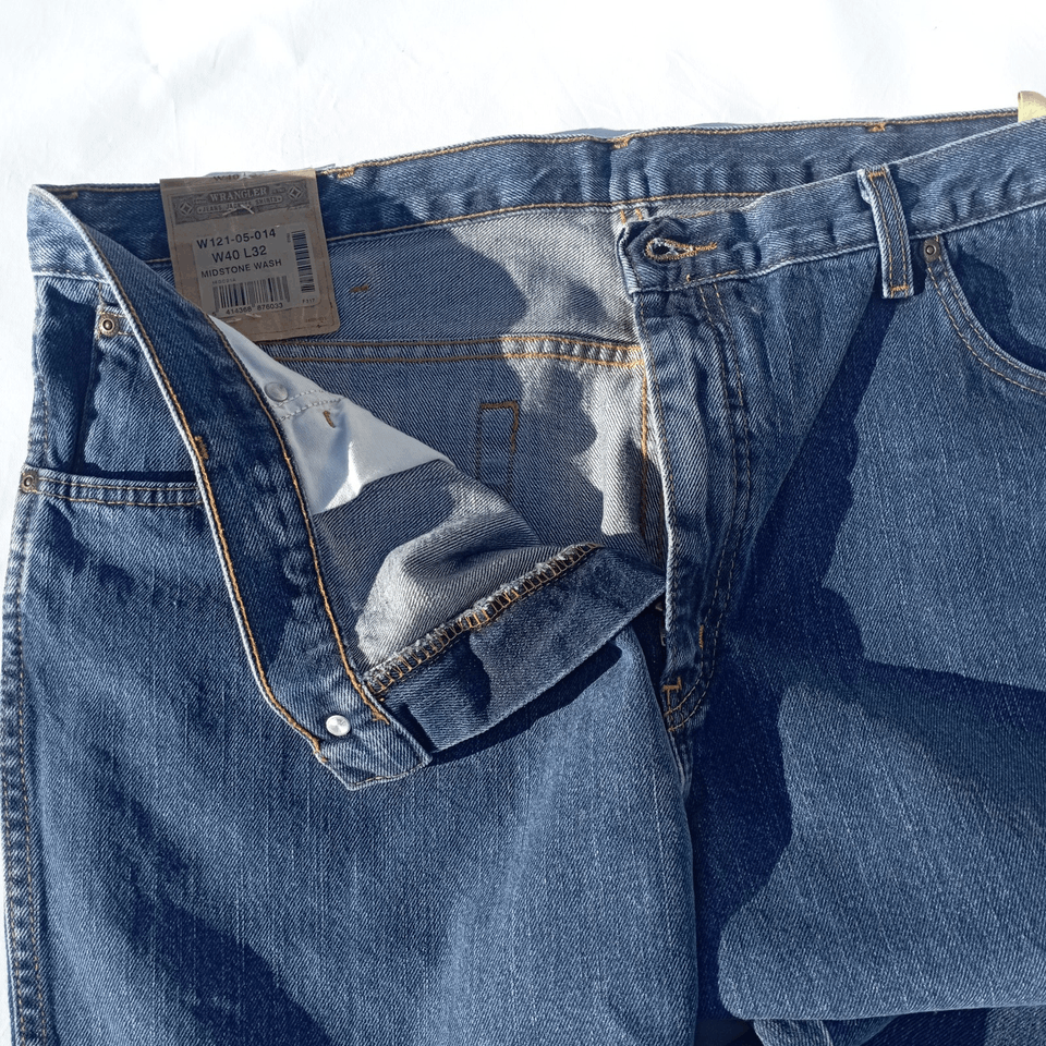 Wrangler NWT Wrangler Texas Regular Fit Jeans Blue W40 L32 Size US 40 / EU 56 - 5 Thumbnail