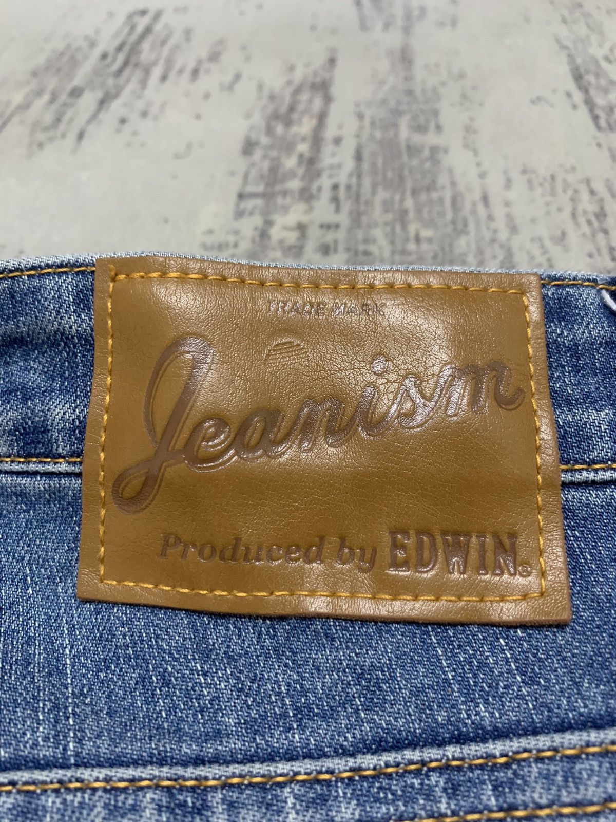 Japanese Brand Vintage Edwin Japanese Distressed Straight Fit Jeans Size US 32 / EU 48 - 15 Thumbnail