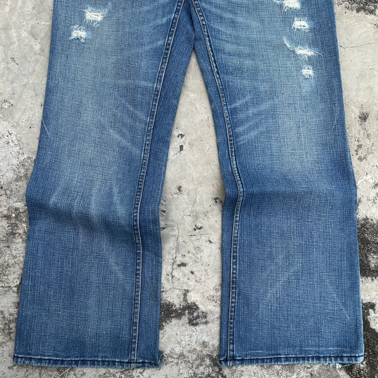 Japanese Brand Vintage 90s GAP BOOT FIT Blue Jeans Distressed Size US 36 / EU 52 - 11 Thumbnail