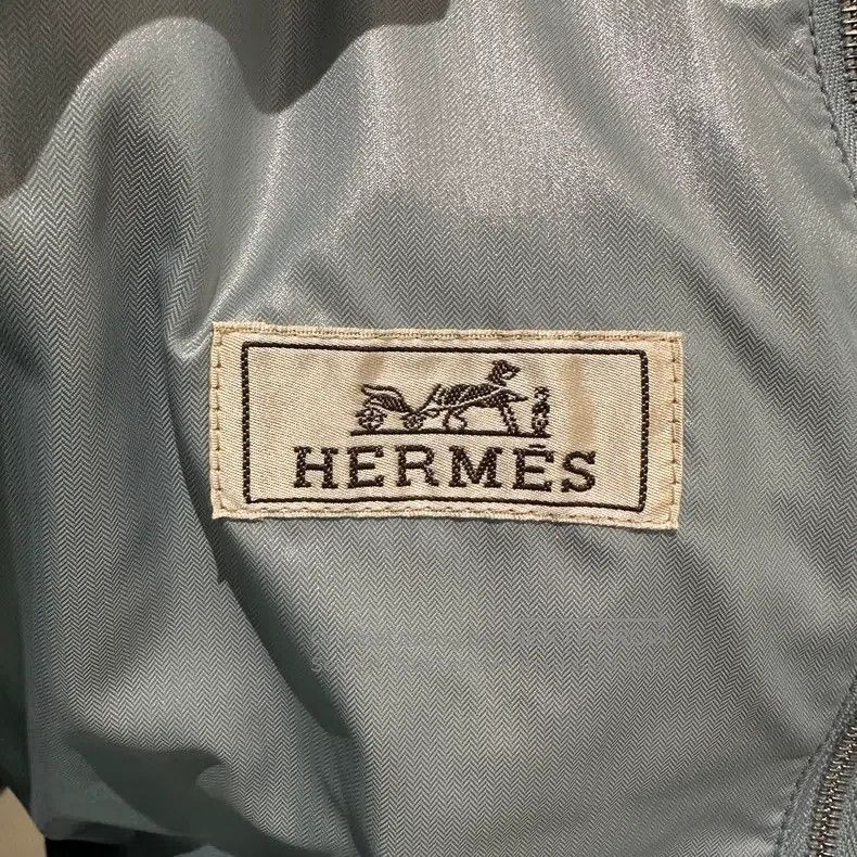 Hermes Hermes Haze Blue White Duck Down Hooded Vest Size US S / EU 44-46 / 1 - 3 Thumbnail