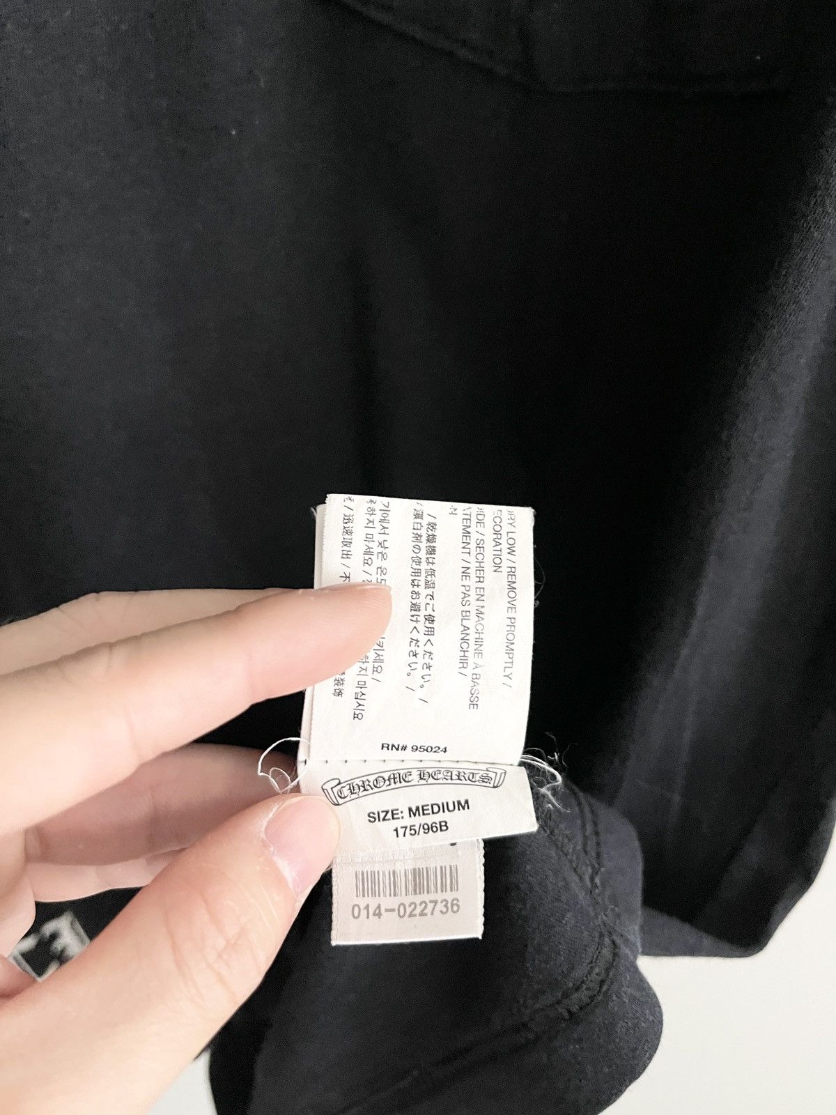 Chrome Hearts STEAL! 2010s Chrome Hearts Half Heart Crosses Pocket Tee Size US M / EU 48-50 / 2 - 10 Thumbnail