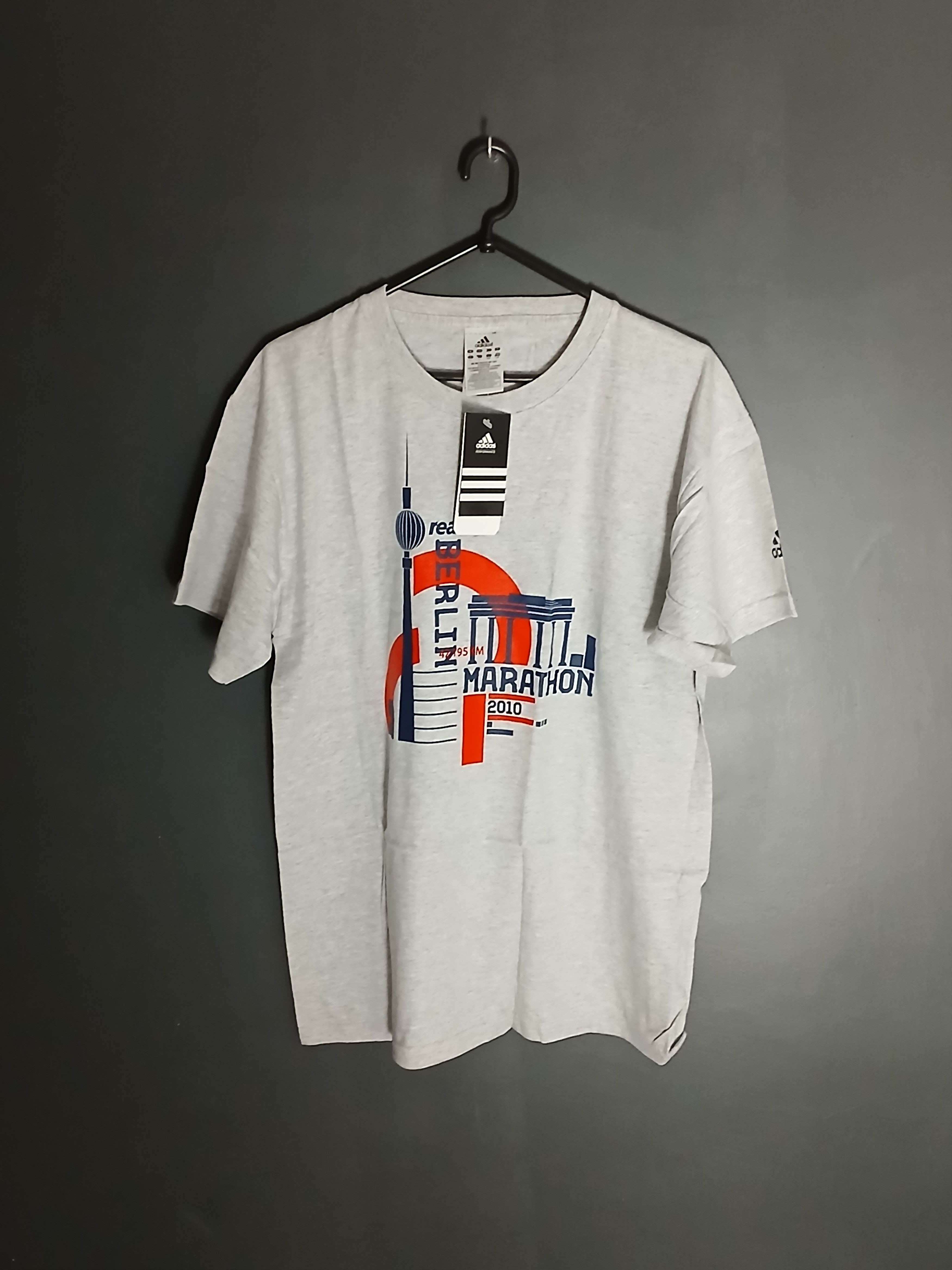 Adidas New Adidas Berlin Marathon 2010 Running Training T-Shirt Size US L / EU 52-54 / 3 - 1 Thumbnail