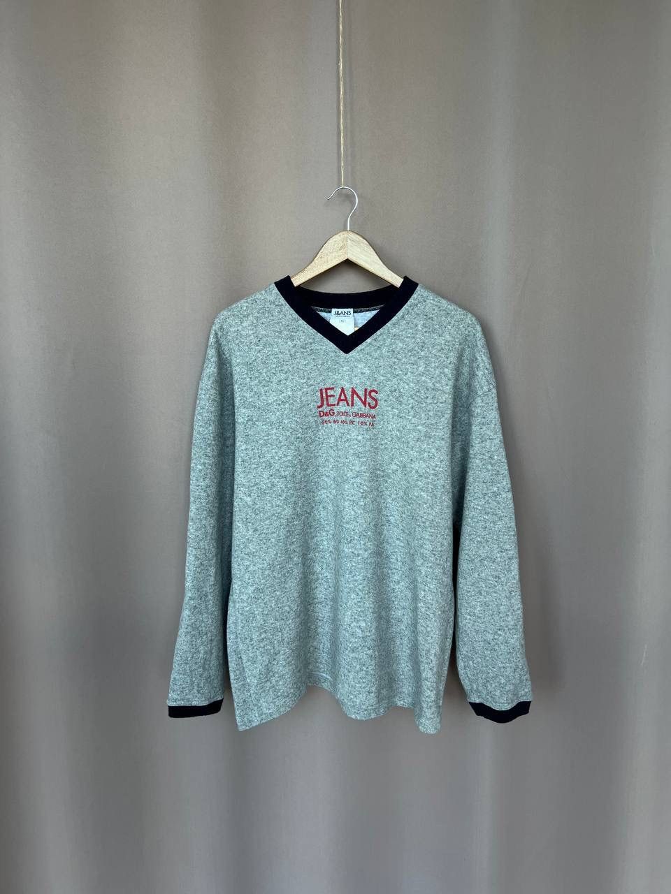 Dolce & Gabbana Dolce Gabbana Jeans Vintage Wool Sweater Mens Size L Logo Size US L / EU 52-54 / 3 - 1 Thumbnail