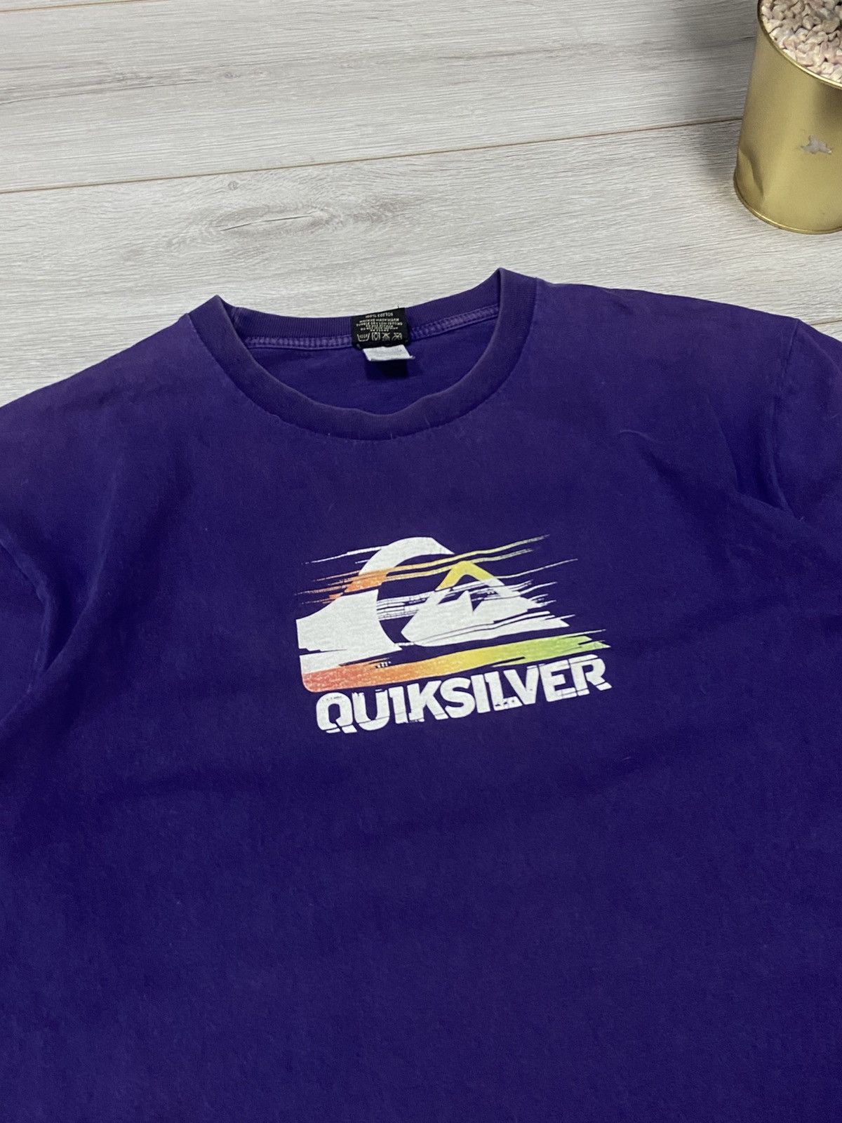 Quiksilver Quiksilver vintage big logo print t-shirt Size US XL / EU 56 / 4 - 4 Thumbnail