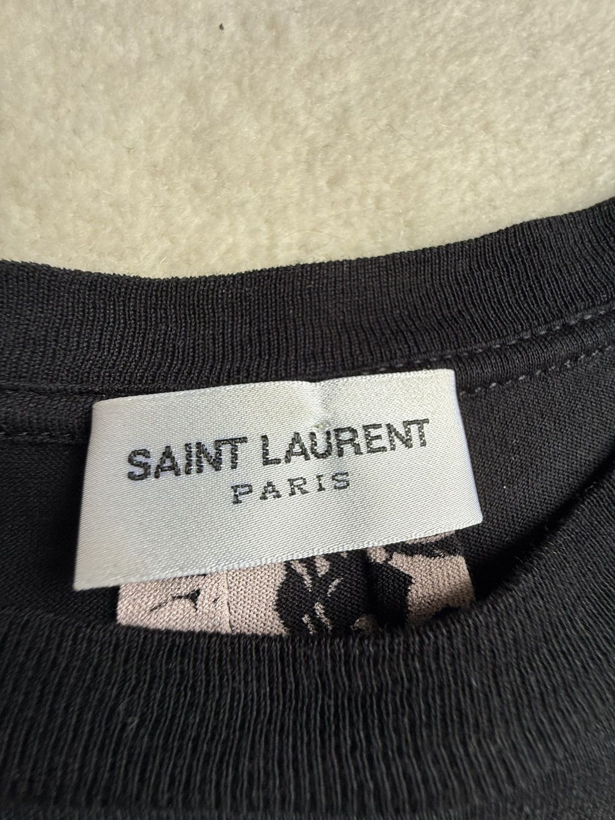 Saint Laurent Paris Grail FW15 Saint Laurent skull boack T shirt Hedi Slimane Size US S / EU 44-46 / 1 - 17 Thumbnail