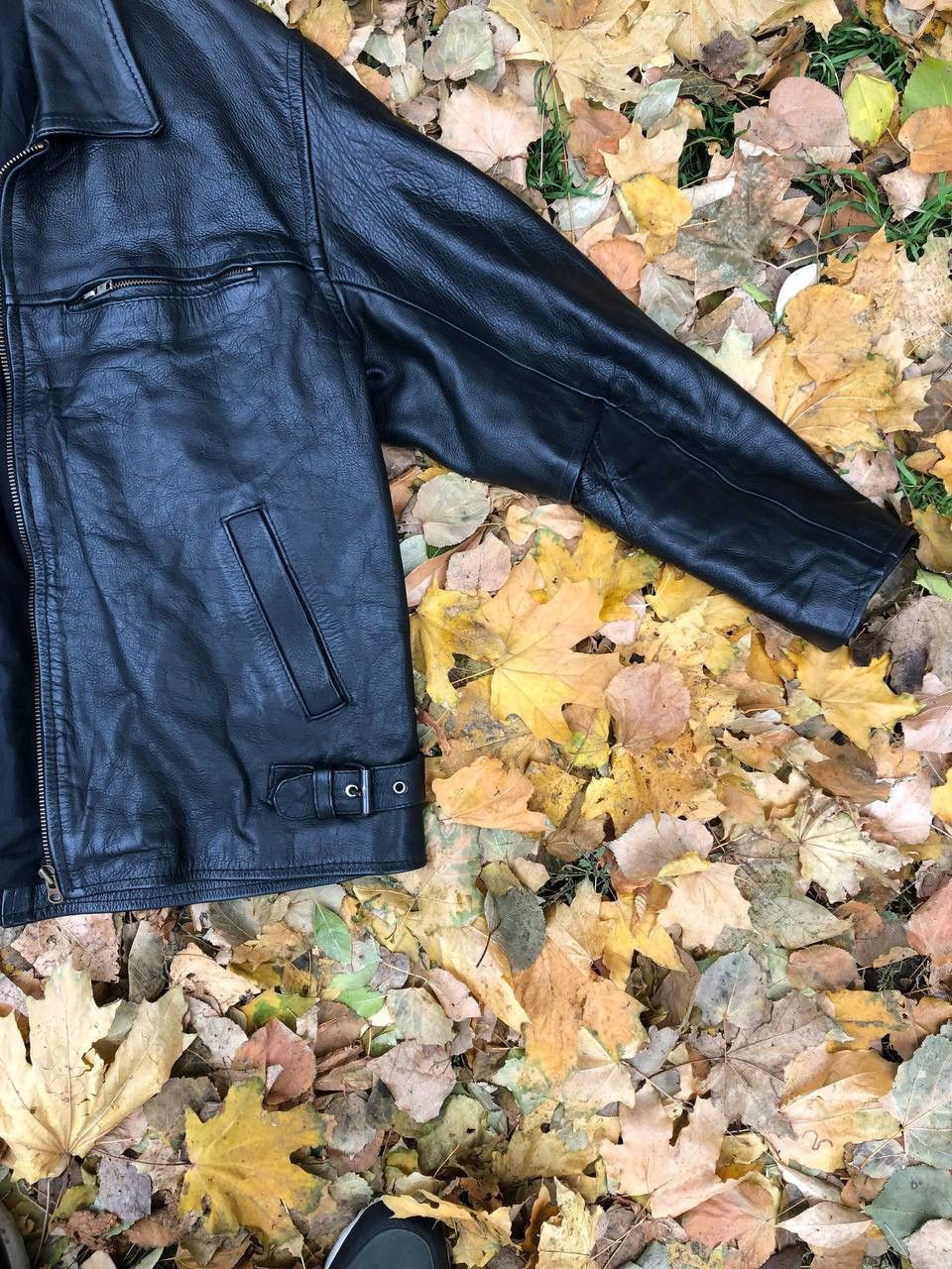 Vintage VERY RARE SKIN COMFORT REAL LEATHER JACKET MADE IN USA 90s Size US L / EU 52-54 / 3 - 4 Thumbnail