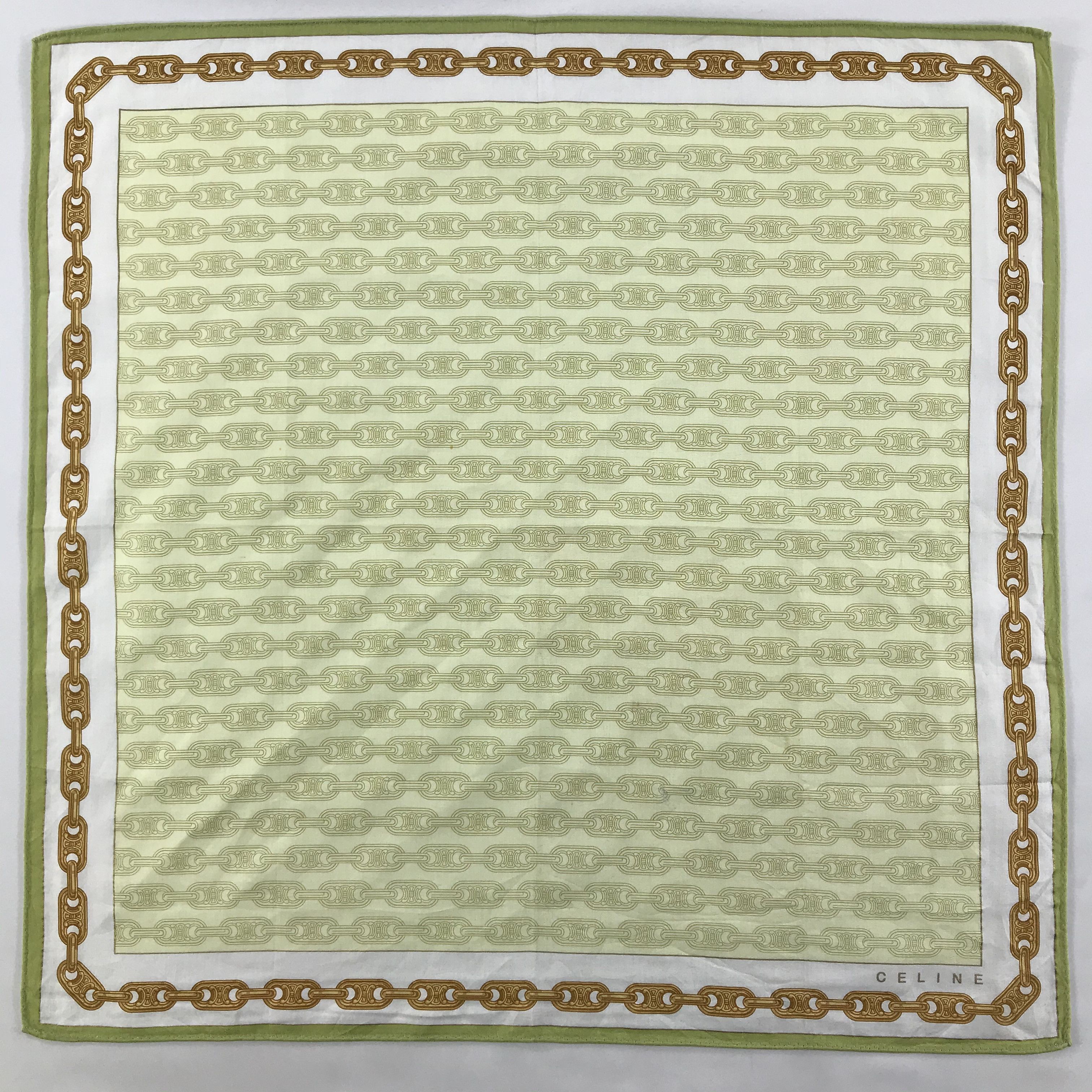Celine × Vintage Celine Bandana / Handkerchief / Neckerchief - S1268 Size ONE SIZE - 1 Thumbnail