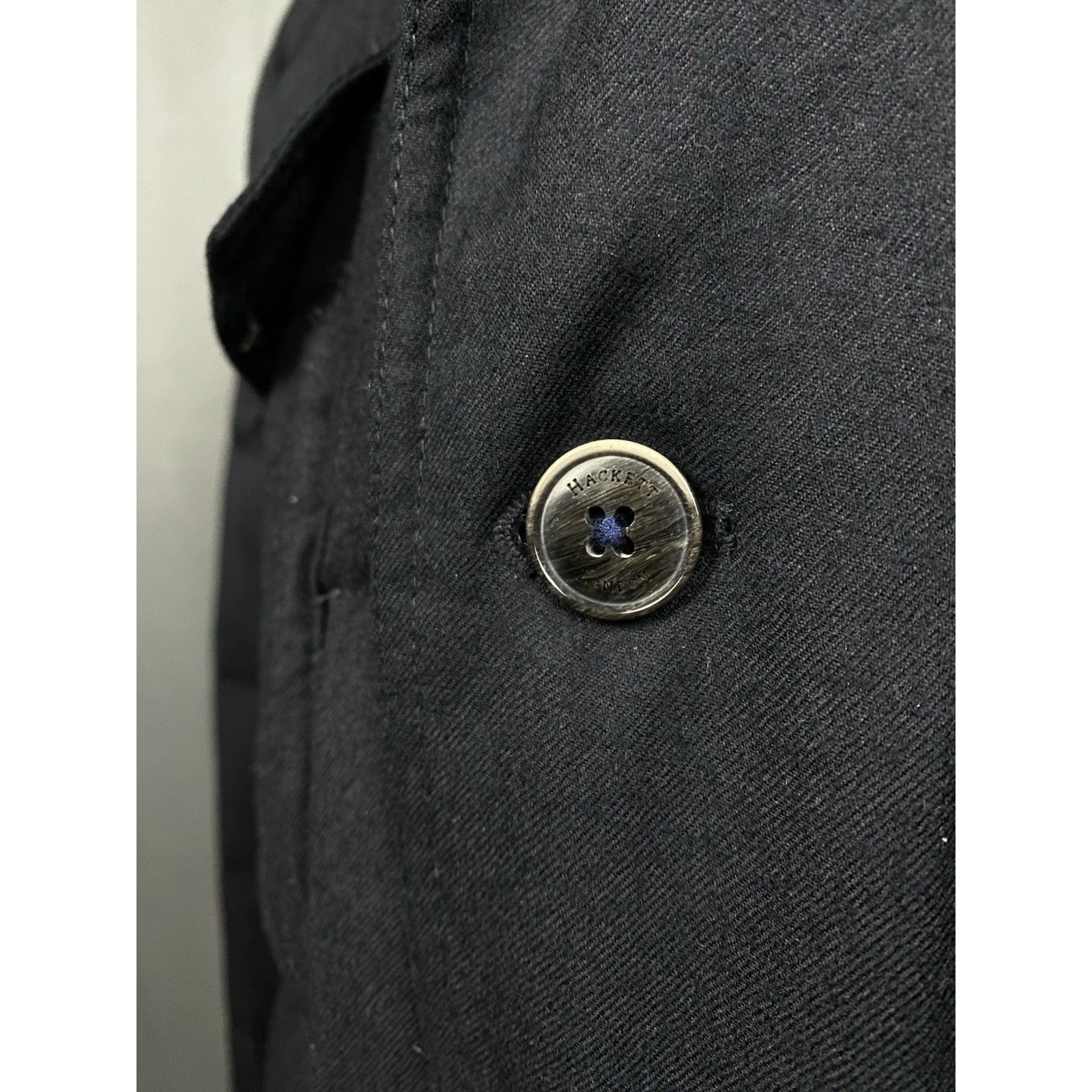 Hackett Hackett Men's Black Down Insulated Wool Puffer Parka Coat Ja Size US XXL / EU 58 / 5 - 8 Thumbnail