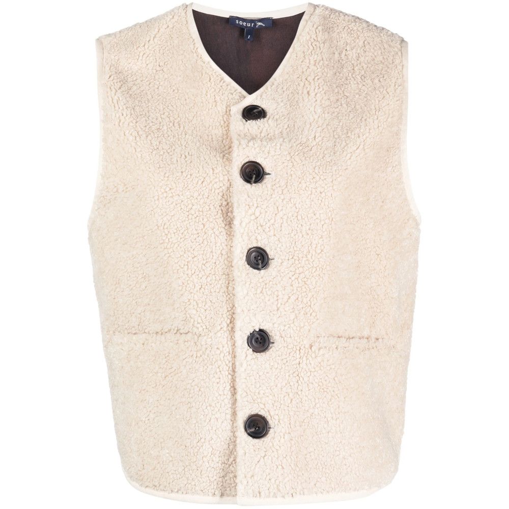 Soeur Soeur NEUTRALS Jackets - Waistcoat & Gilets Size S / US 4 / IT 40 - 1 Thumbnail