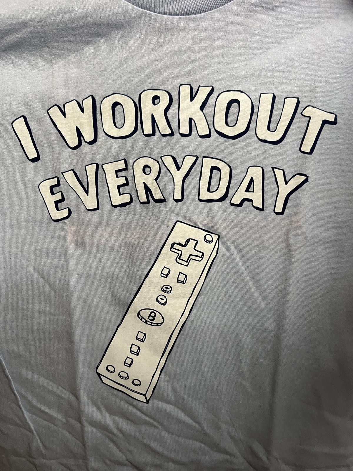 Designer VTG I Workout Everyday Wii Remote T-shirt - Wii Controller Size US S / EU 44-46 / 1 - 3 Thumbnail
