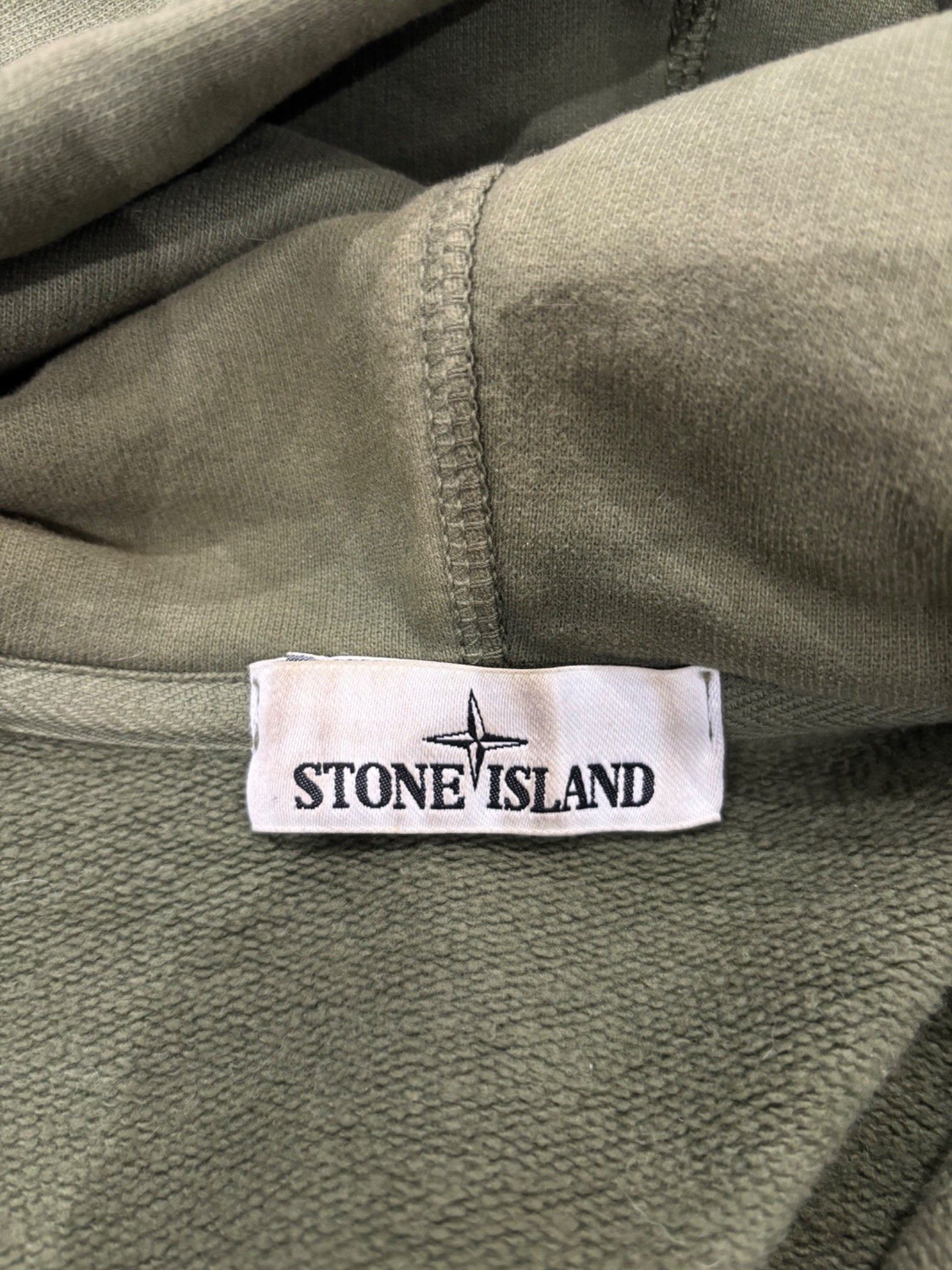 Stone Island Stone Island Logo Patch Zip-Up Hoodie Green Size US M / EU 48-50 / 2 - 6 Thumbnail
