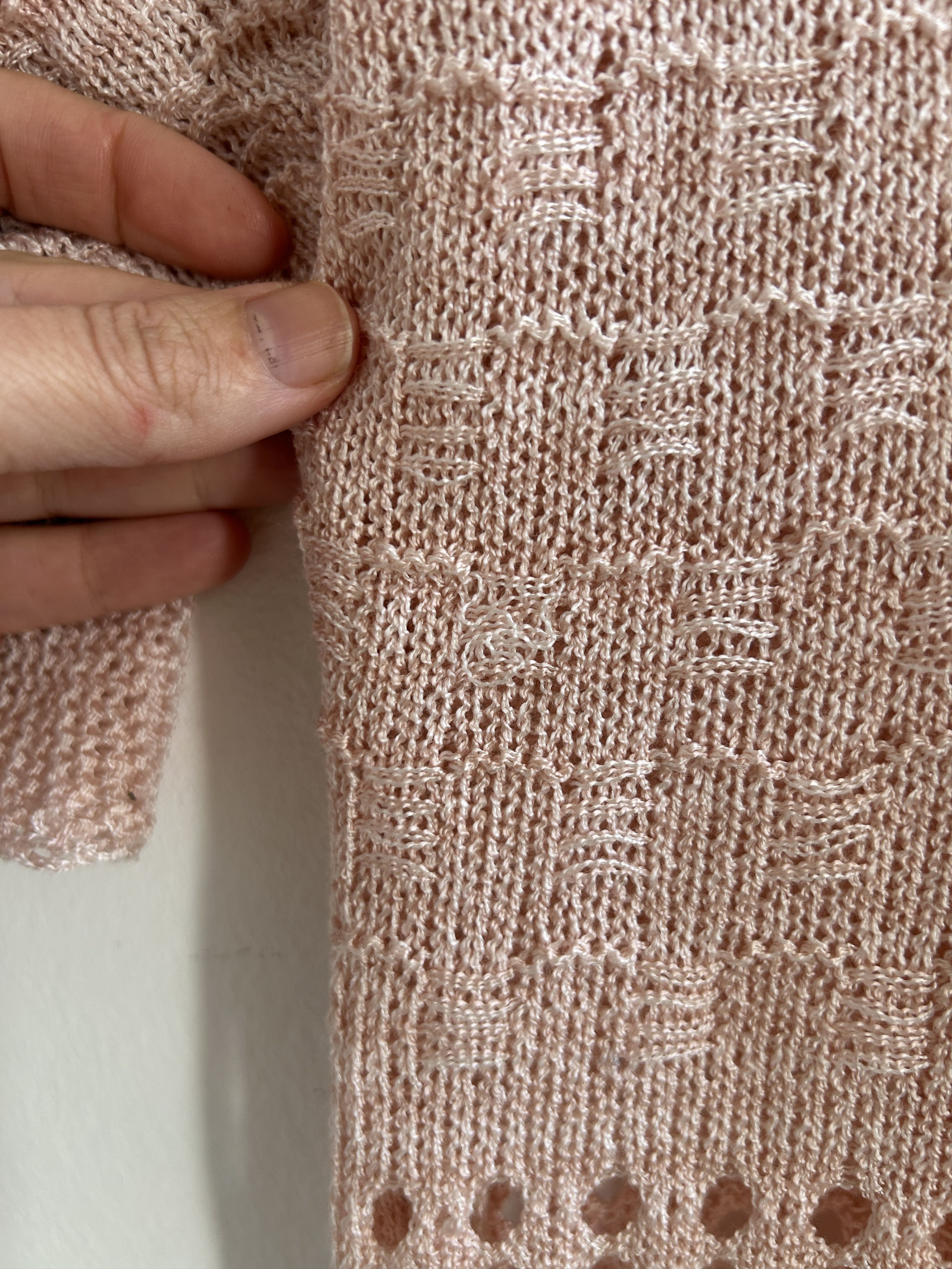 Vintage Vintage Y2K Blush Pink Sweater Size M / US 6-8 / IT 42-44 - 12 Thumbnail