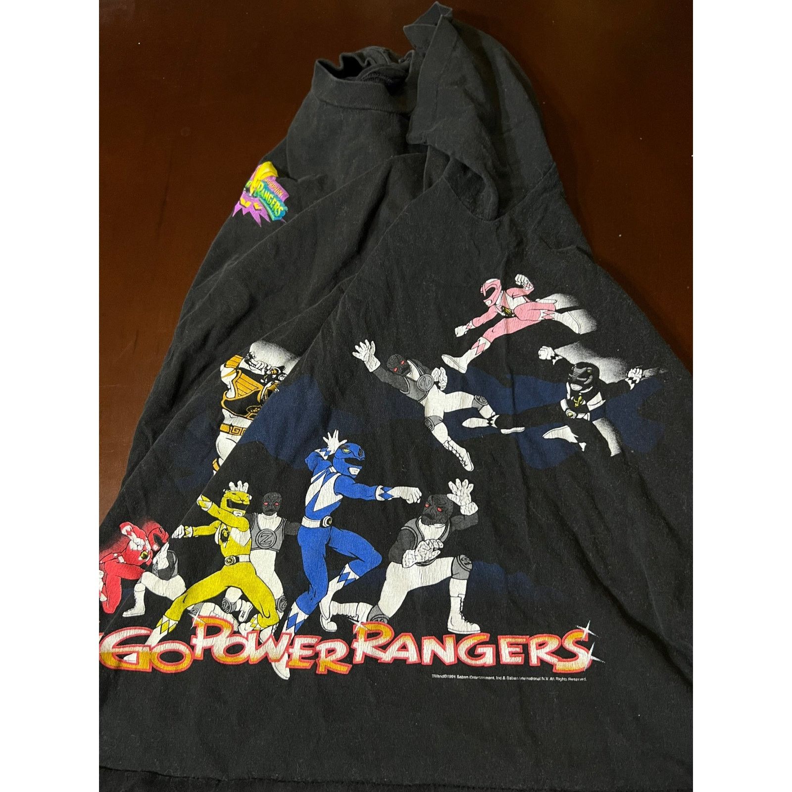 Vintage Vintage 1994 power ranger shirt Size US M / EU 48-50 / 2 - 4 Thumbnail