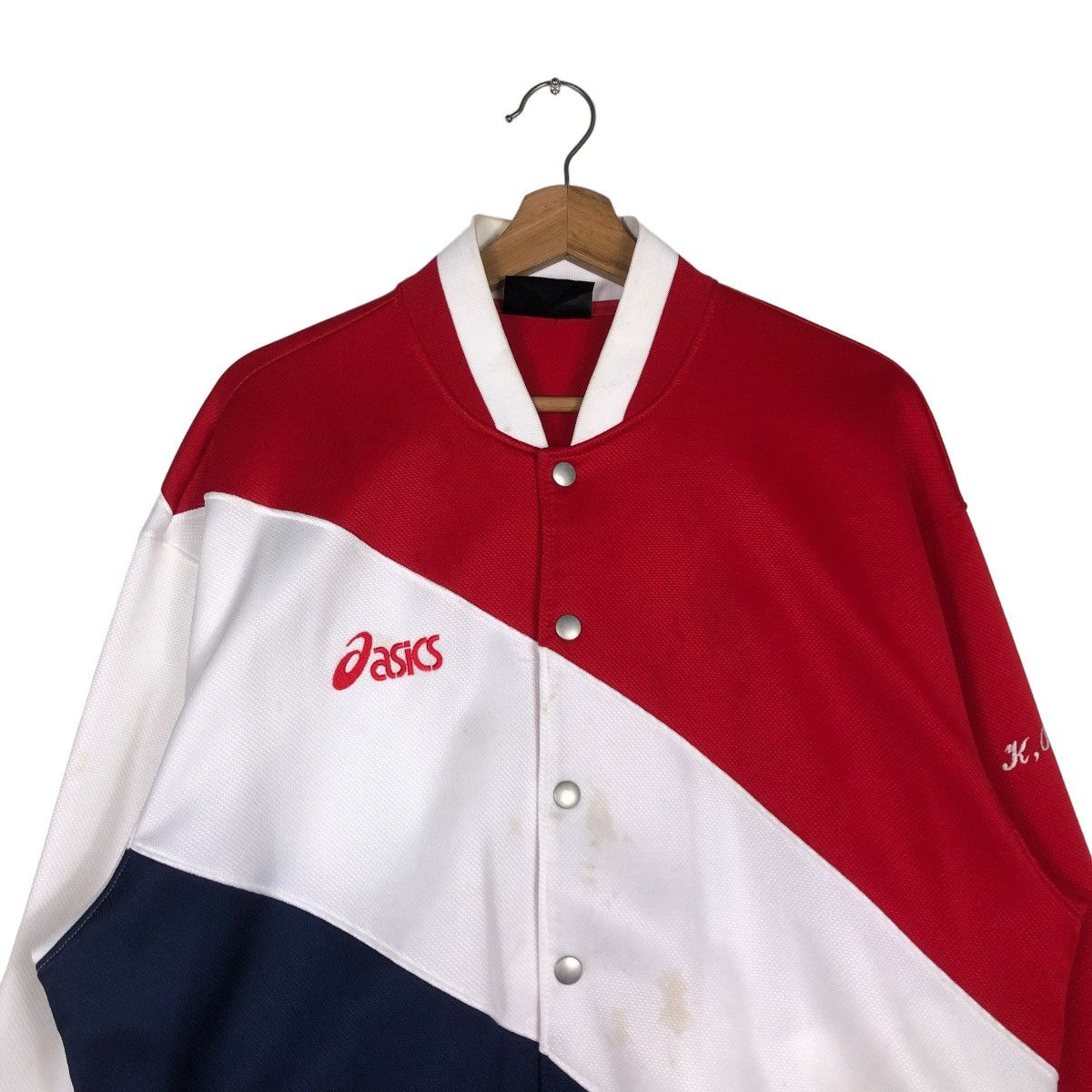 Japanese Brand 🔥VINTAGE BOMBER JACKET ASICS JAPAN BIG LOGO Size US M / EU 48-50 / 2 - 5 Thumbnail