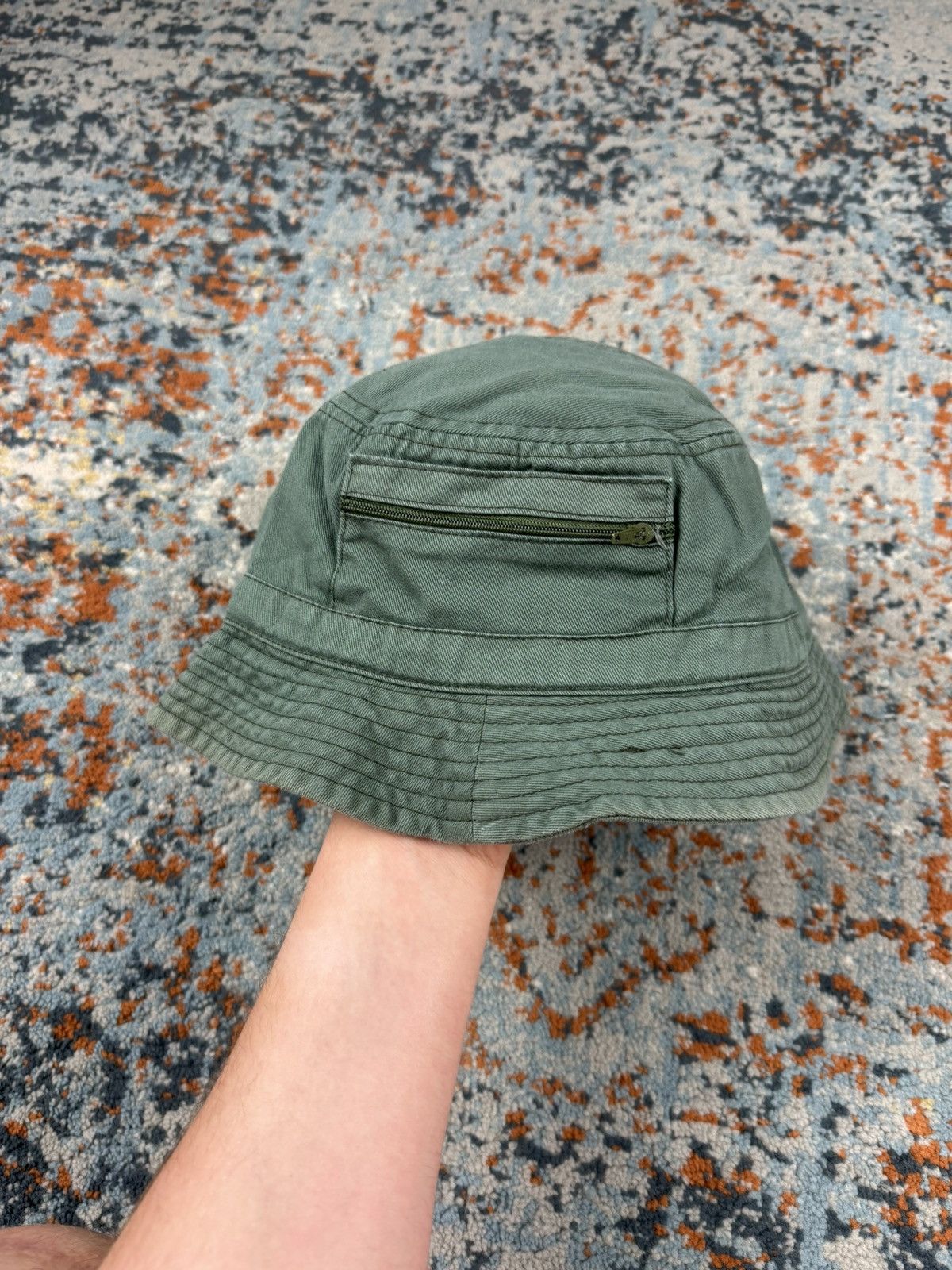 Vintage Vintage 90s Archival army cargo pocket bucket hat avantgarde Size ONE SIZE - 2 Thumbnail