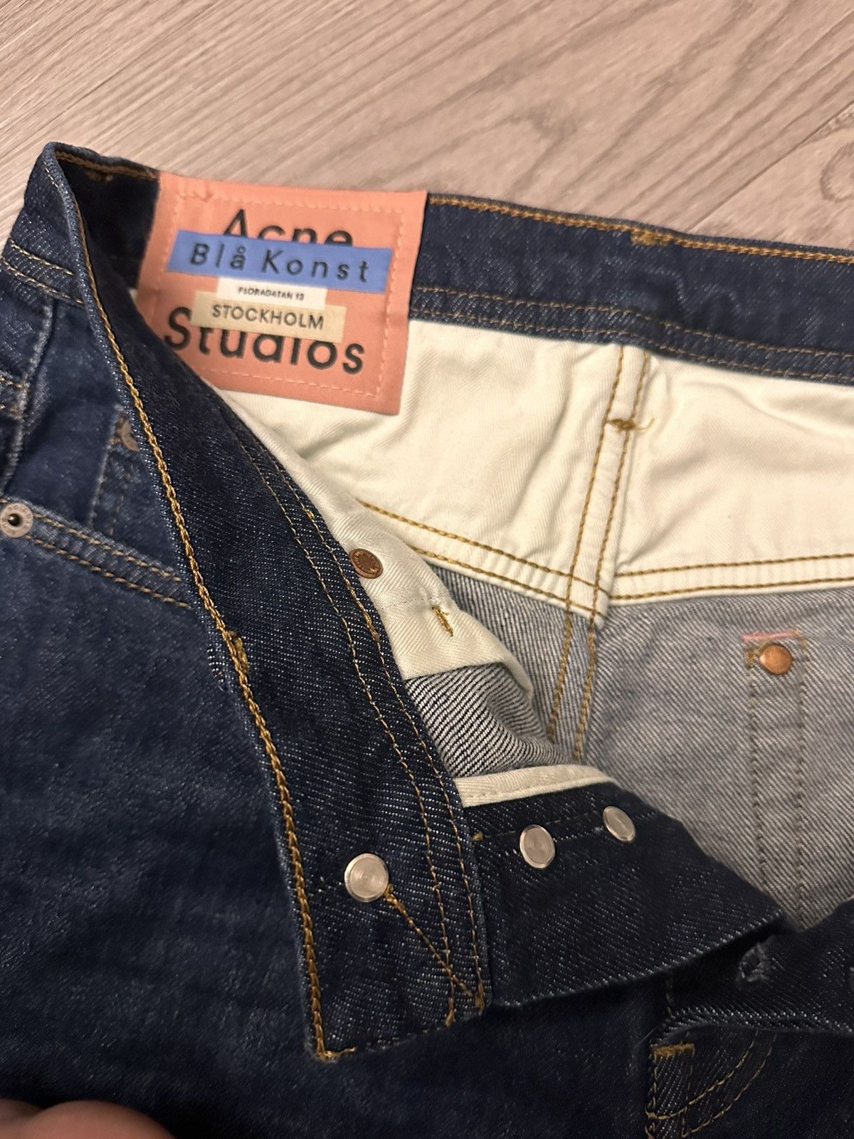 Acne Studios Acne Studios River Dark Blue Jeans Size US 28 / EU 44 - 5 Thumbnail