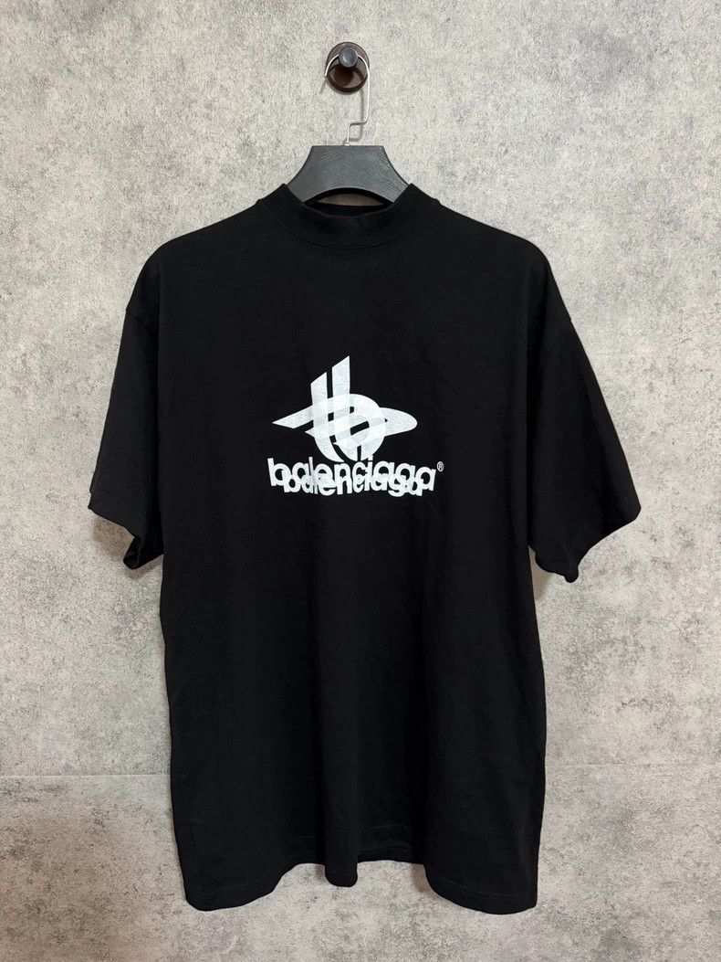 Balenciaga Fold shadow phantom logo short sleeve