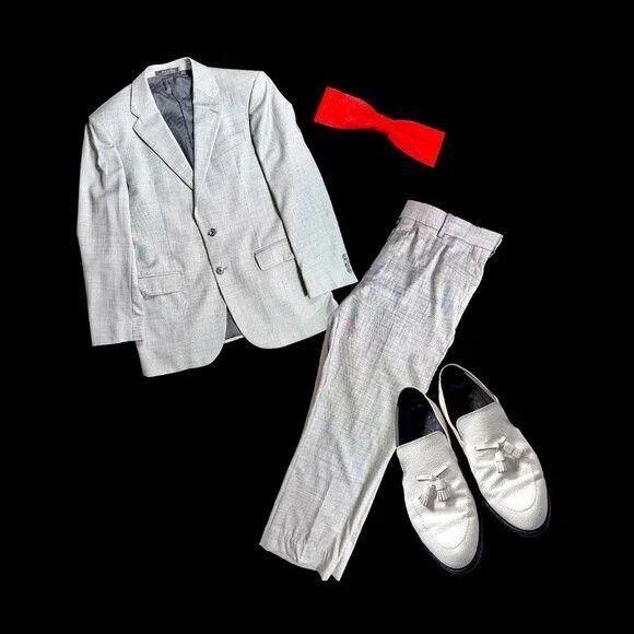 Jos. A. Bank Pee-wee Herman Halloween Costume – Vintage Designer Set Size 40R - 1 Thumbnail