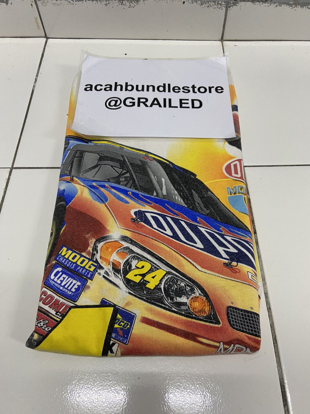 NASCAR JEFF GORDON 24 DU PONT NASCAR OVER PRINT TEE SHIRT Size US L / EU 52-54 / 3 - 20 Thumbnail