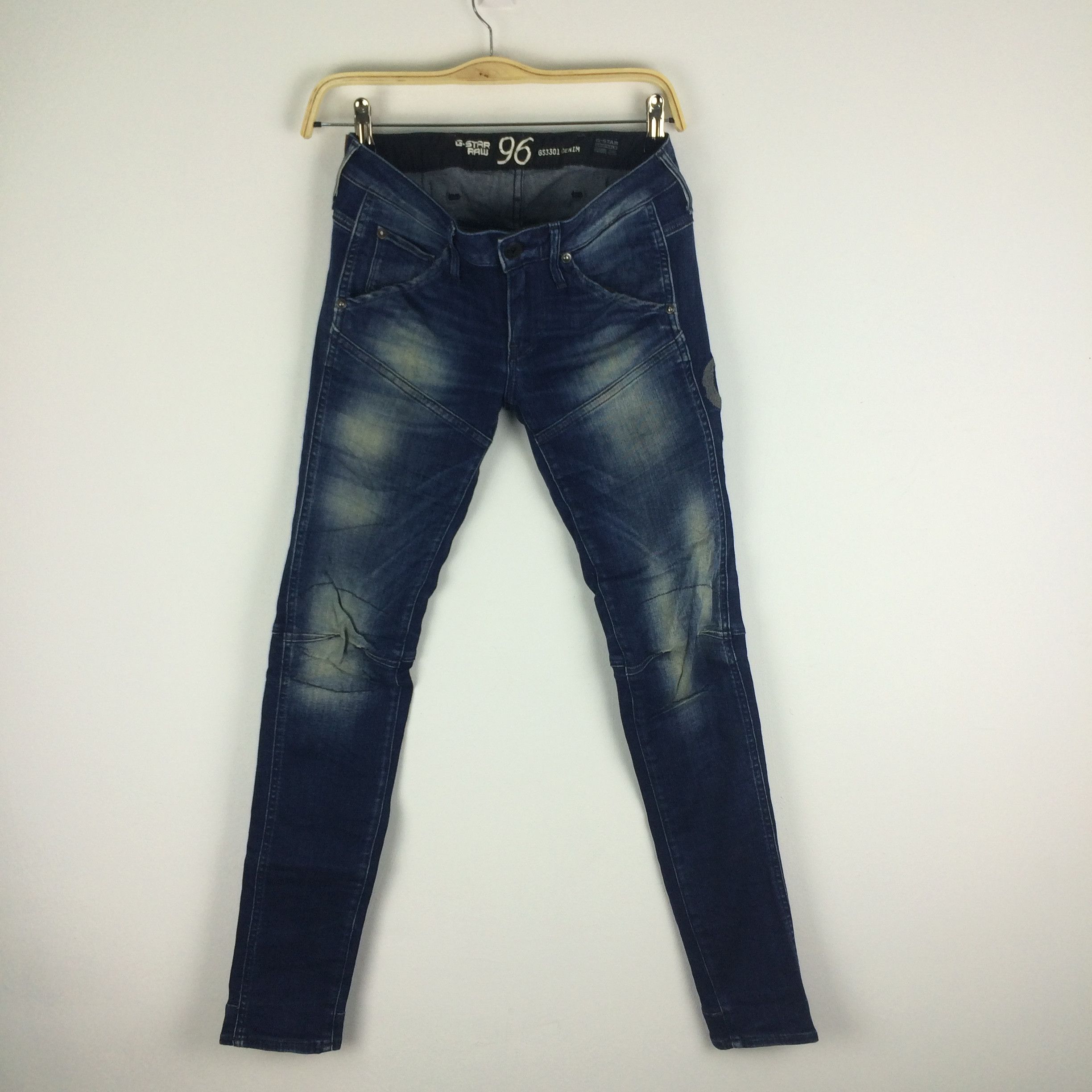 G-Star X21 G-STAR RAW 96 BIKER JEANS W30 Size US 30 / EU 46 - 1 Thumbnail