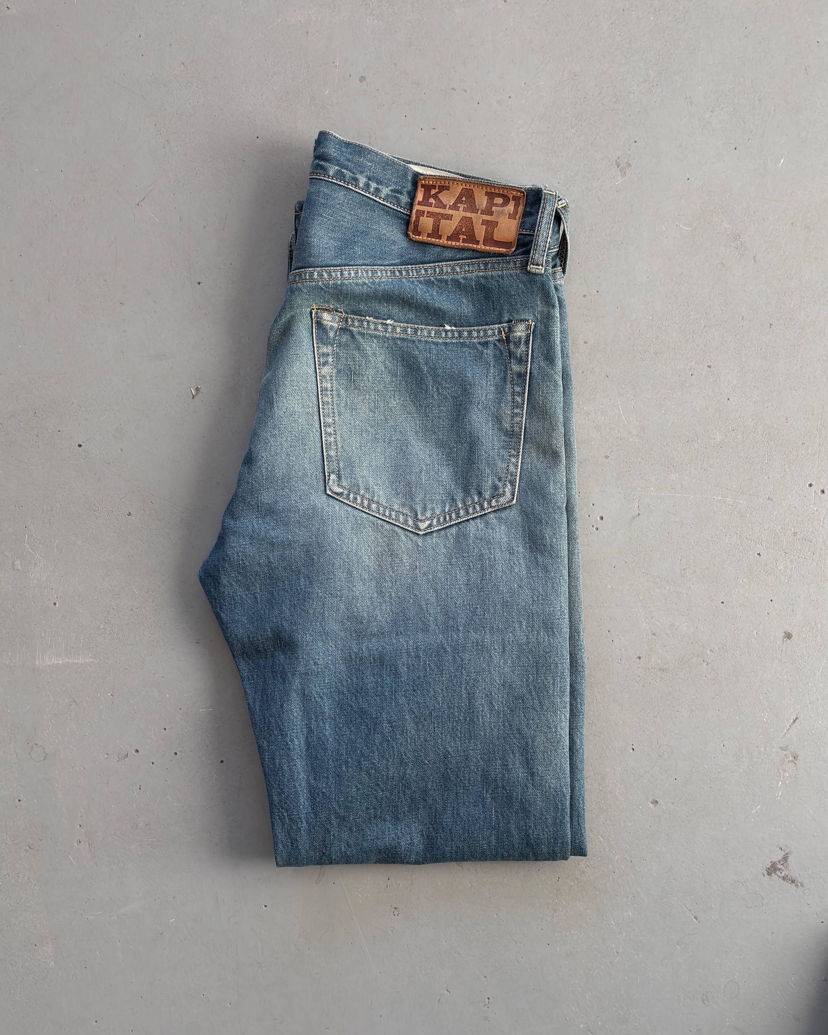 Kapital KAPITAL Light Washed Denim Size US 32 / EU 48 - 11 Thumbnail